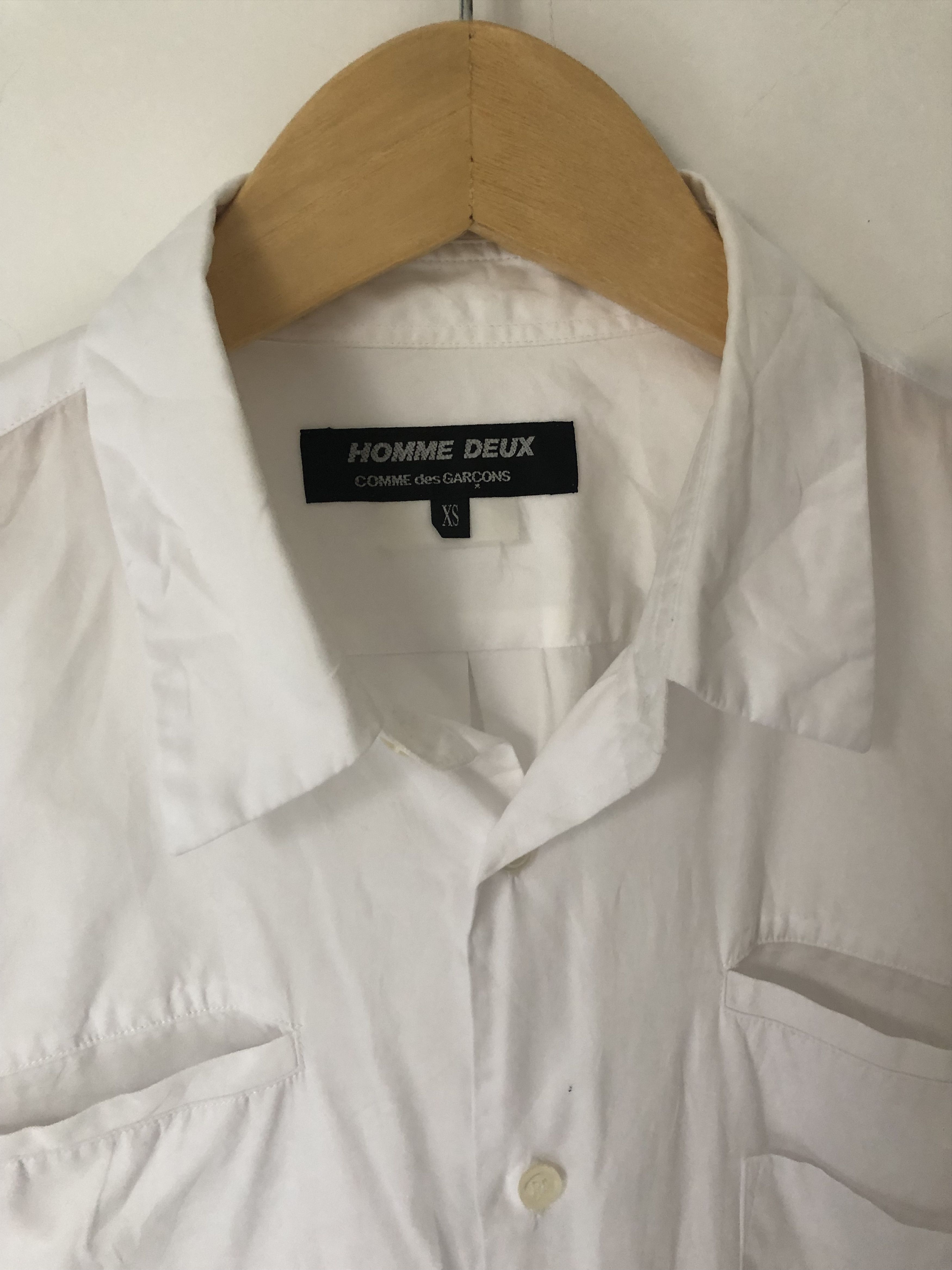 Comme des Garcons Homme Deux multi pockets white shirt Size US XS / EU 42 / 0 - 2 Thumbnail