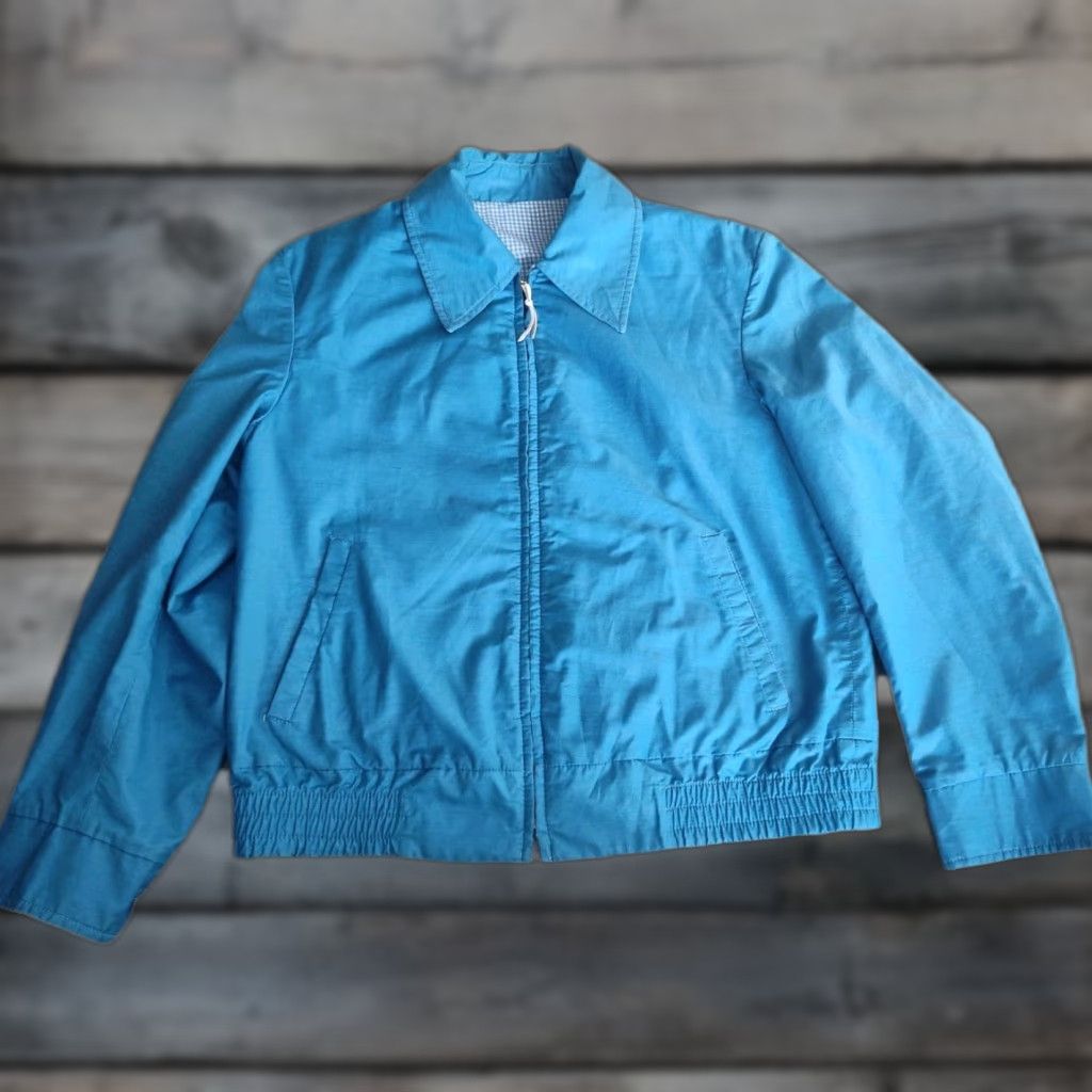 50s rayon conmatic zip jacket Vintage VINTAGE Lakeland Mfg Co