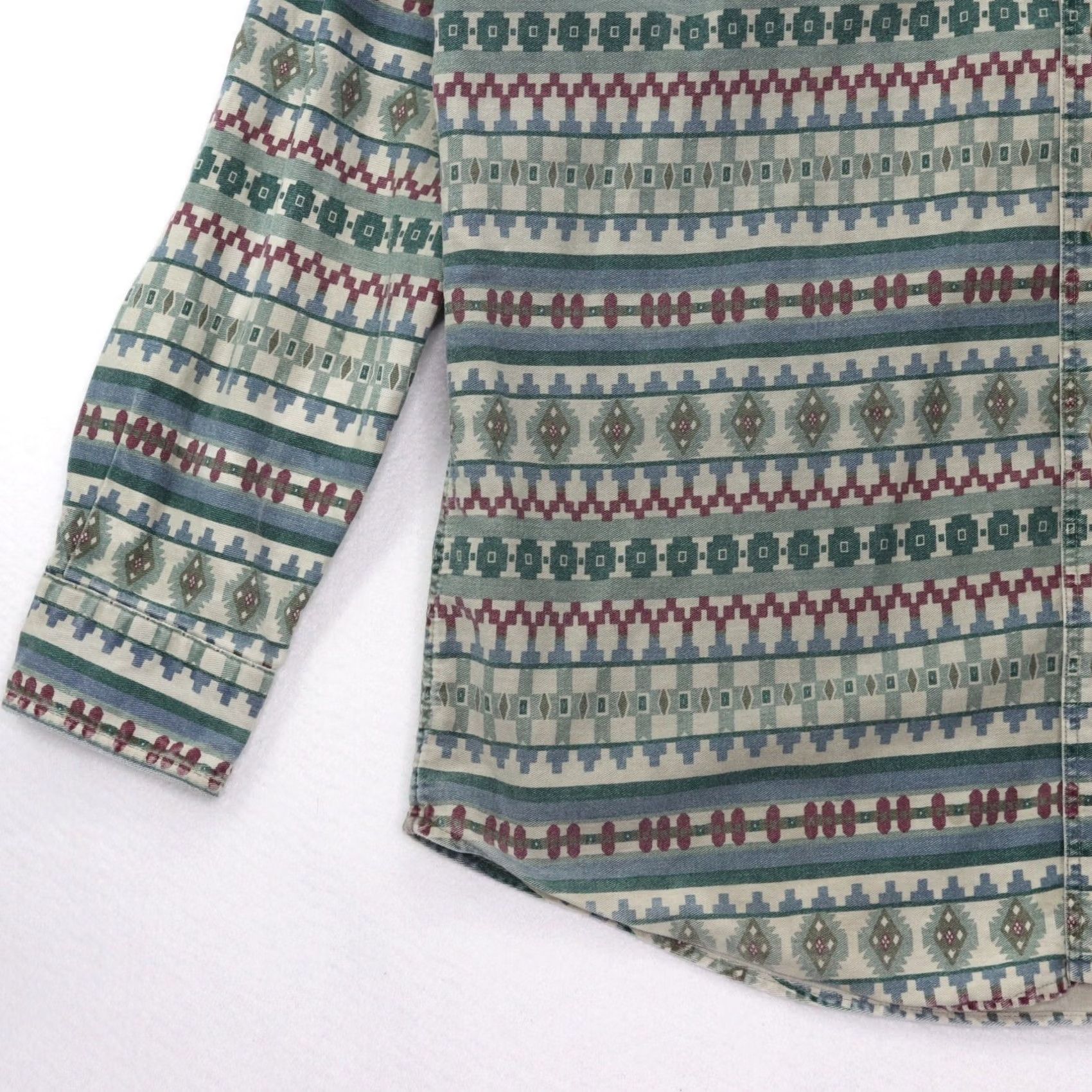 Vintage VINTAGE Woolrich Jacket Mens XL Grey Rugged Outdoor Tribal Plaid Cotton Wool Size US XL / EU 56 / 4 - 5 Thumbnail