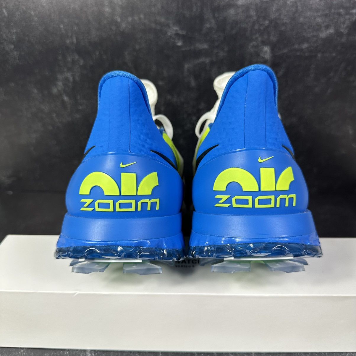 Nike NIKE AIR ZOOM INFINITY TOUR BASEBALL BLUE VOLT SPIKED GOLF Size US 12.5 / EU 45-46 - 4 Thumbnail