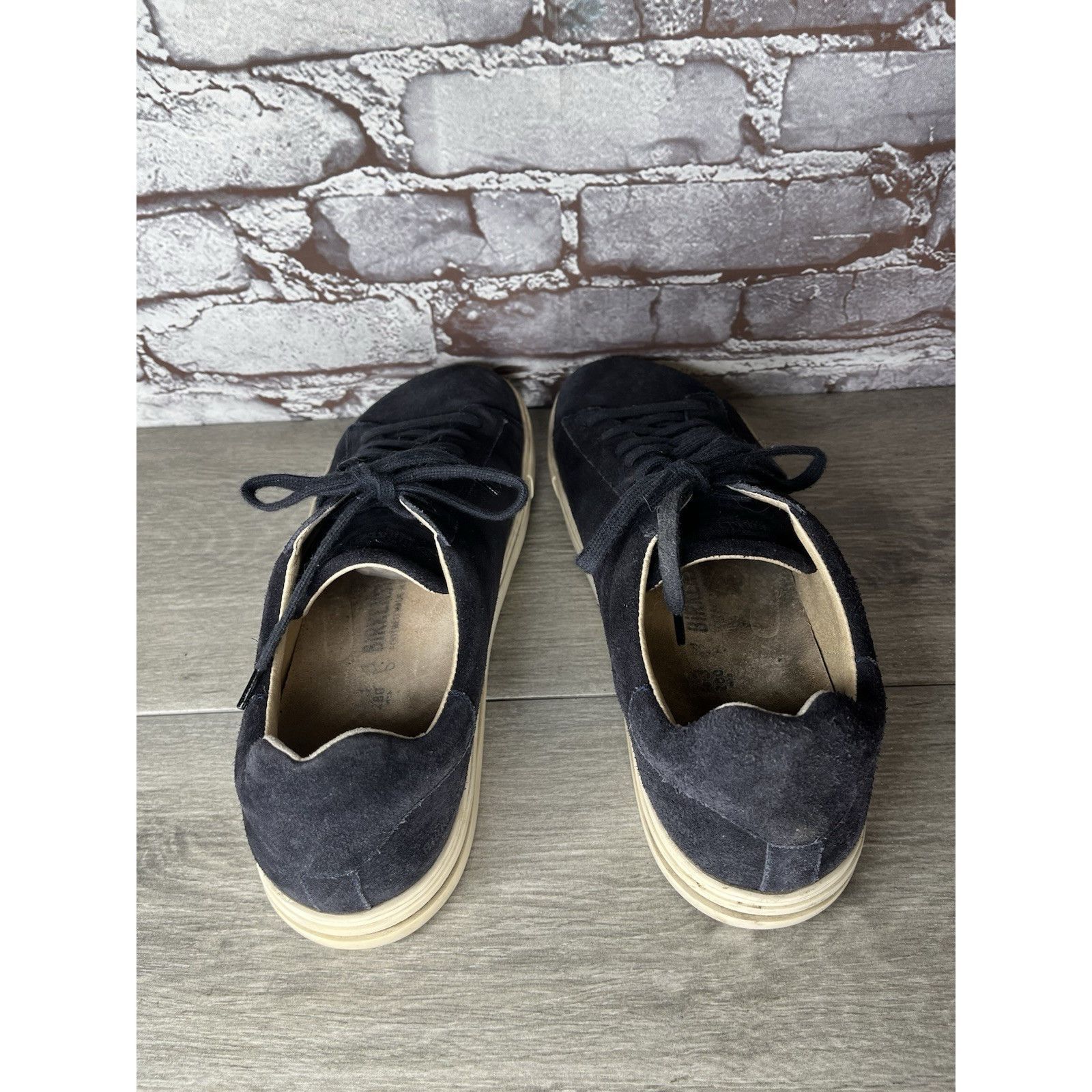 Birkenstock Birkenstock Bend Low Blue Suede Casual Sneakers Canvas Lace Size US 10 / EU 43 - 5 Thumbnail
