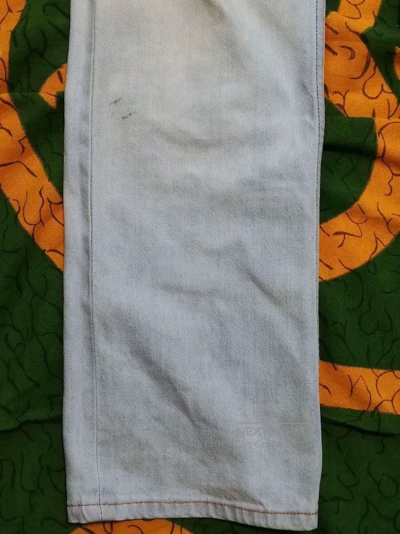 Helmut Lang HELMUT LANG 00s My Era Light Blue Washed Denim Jeans Size US 32 / EU 48 - 6 Thumbnail