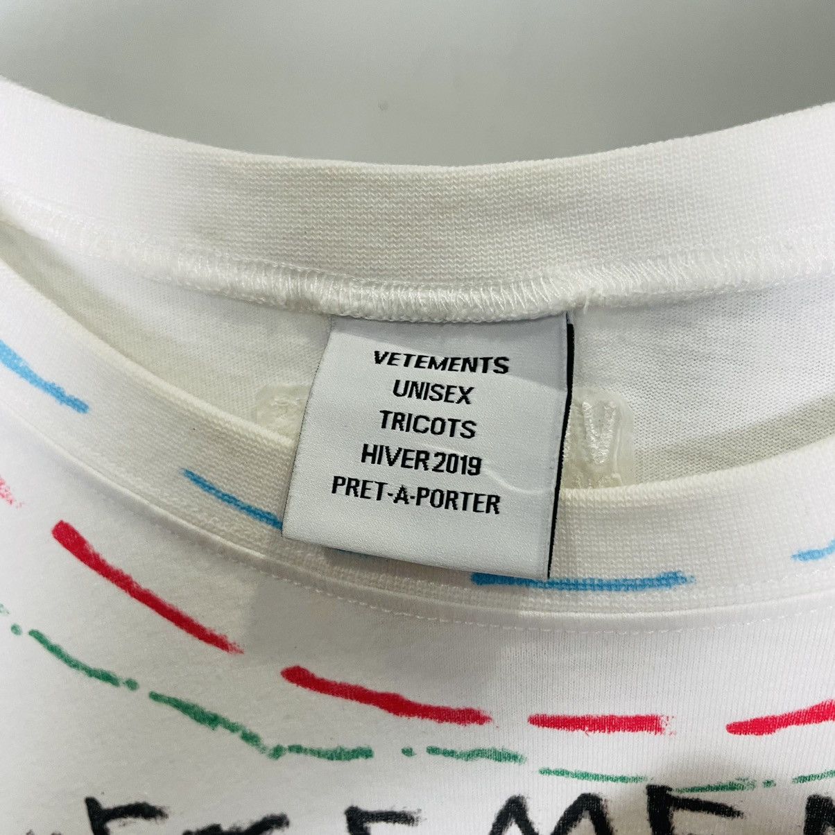 Vetements Vetements graphic tee Size US XS / EU 42 / 0 - 3 Thumbnail