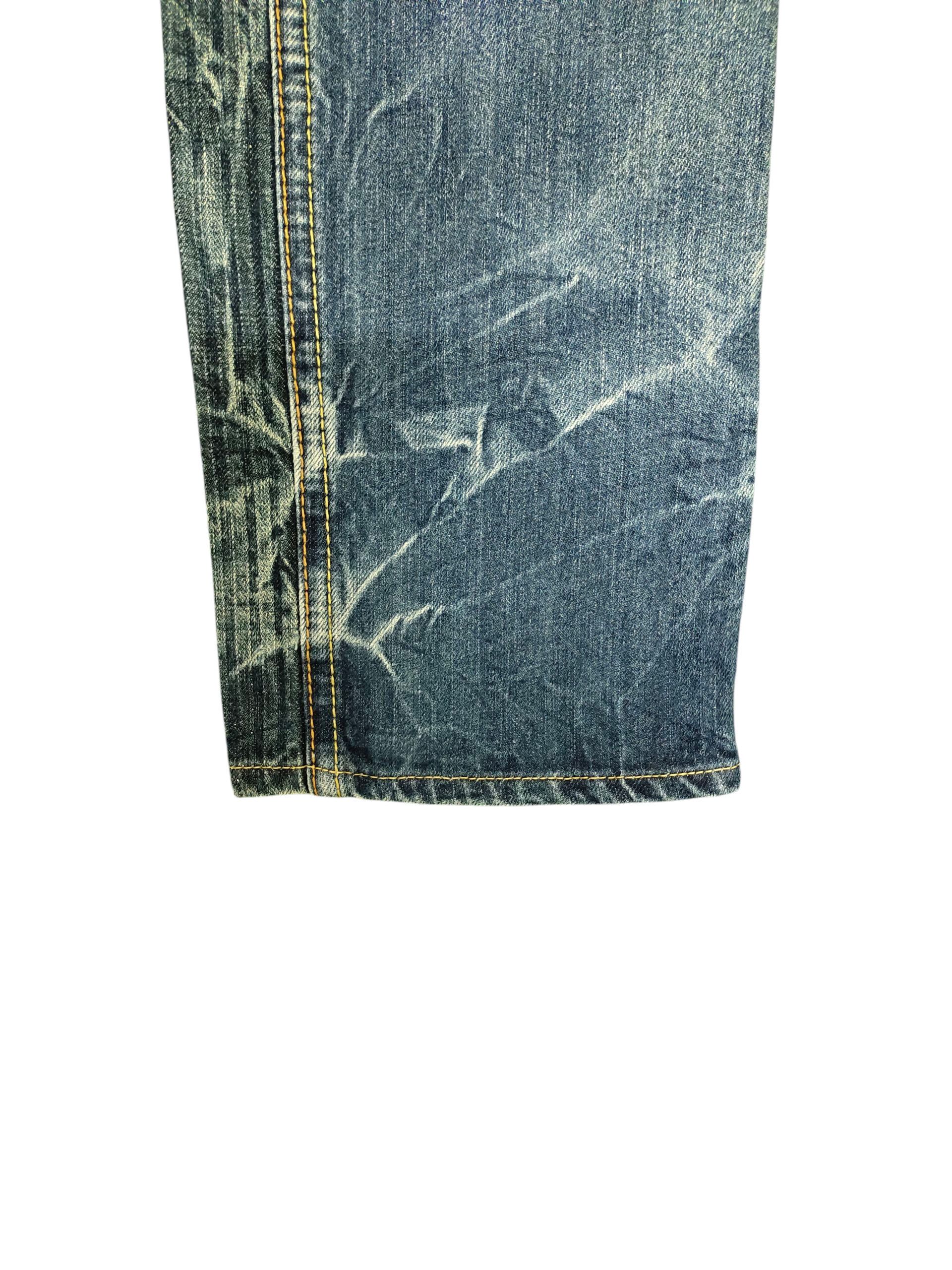 Eternal Japanese Brand Eternal Sukajan Clawmark Distress Denim Jeans Size US 30 / EU 46 - 5 Thumbnail