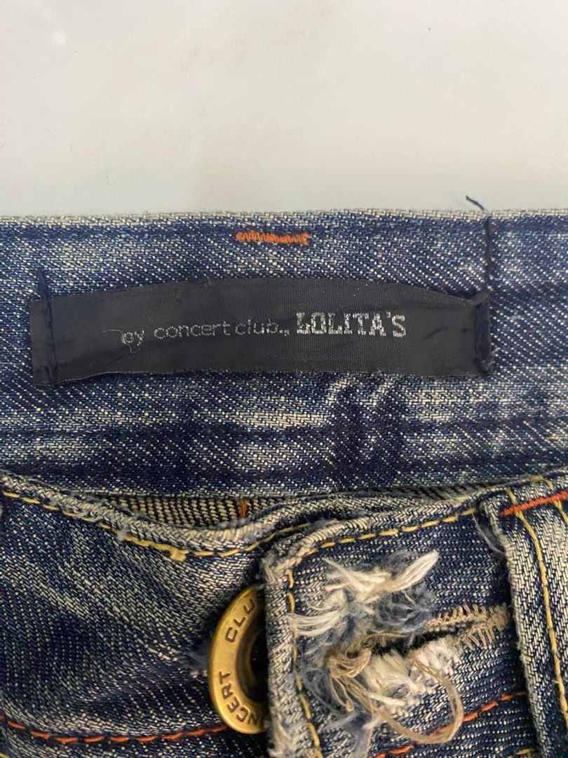 Japanese Brand Vintage Lolita by Concert Club Flare Jeans Size US 28 / EU 44 - 3 Thumbnail