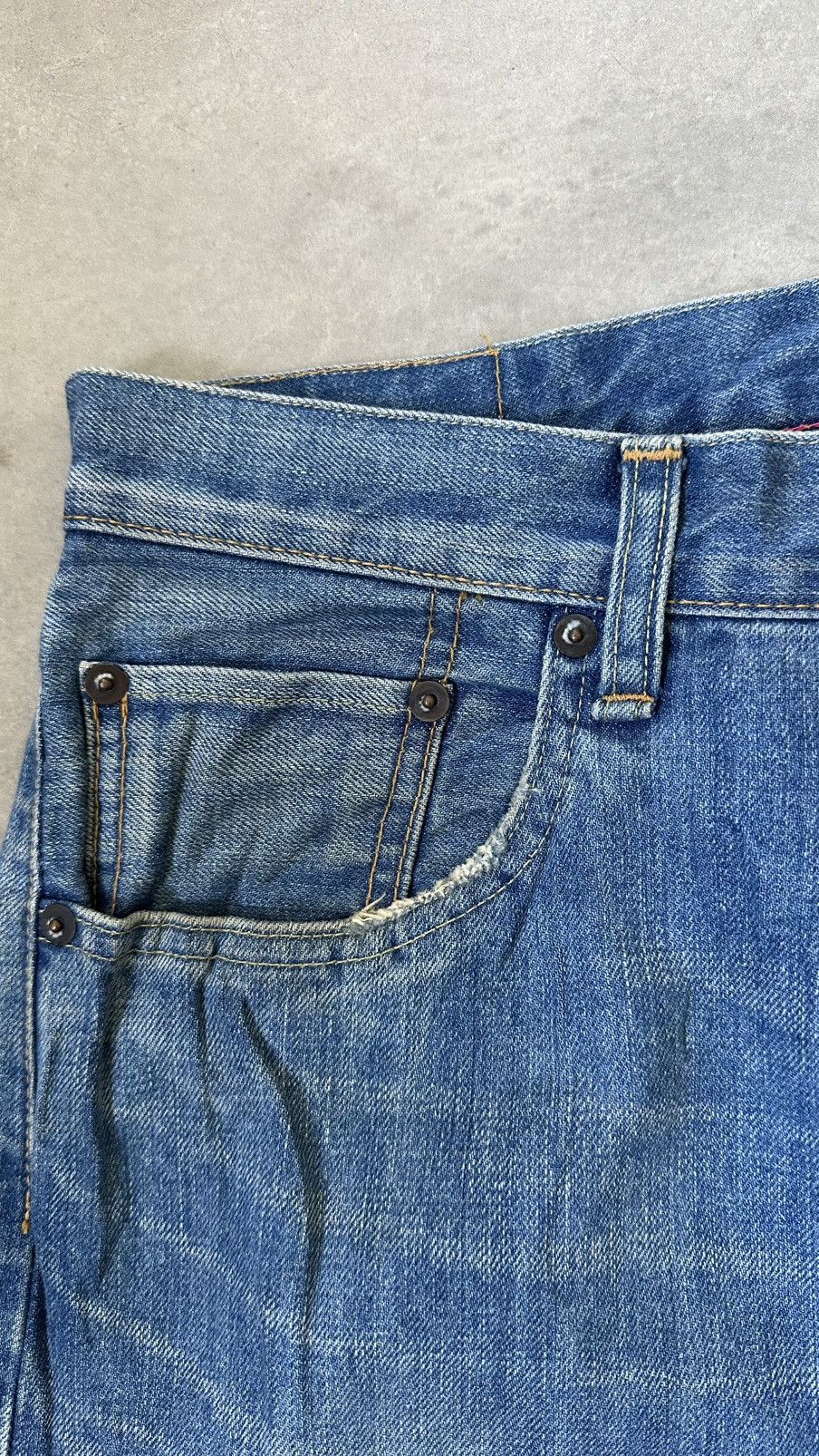 Ordinary Fits ORDINARY FITS DISTRESSED DENIM PANT Size US 38 / EU 54 - 7 Thumbnail