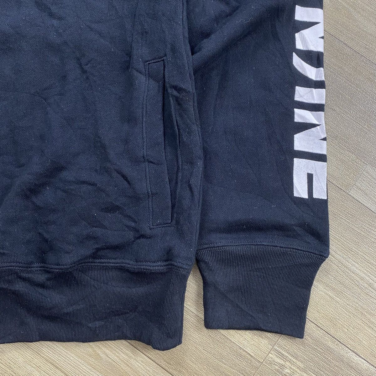 Number (N)ine 2000s Number (N)ine Spell Out Logo Tapped Pocket Sweatshirt Size US L / EU 52-54 / 3 - 6 Thumbnail