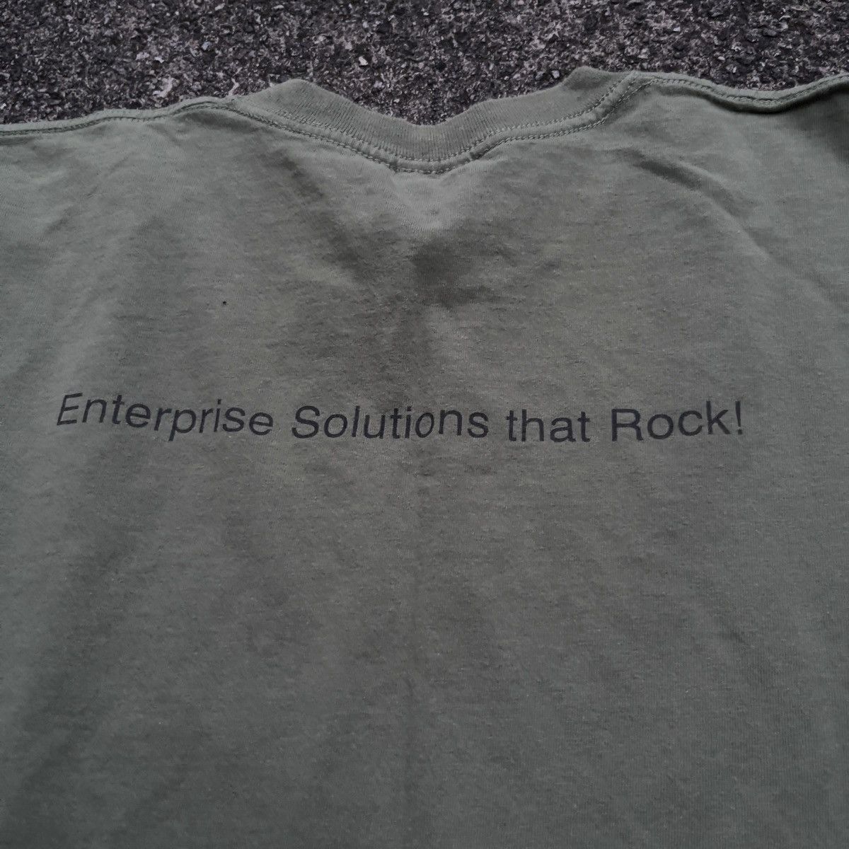 Gildan × Microsoft × Vintage VINTAGE MICROSOFT ENTERPRISE SOLUTIONS THAT ROCK Shirt Size US XL / EU 56 / 4 - 6 Thumbnail