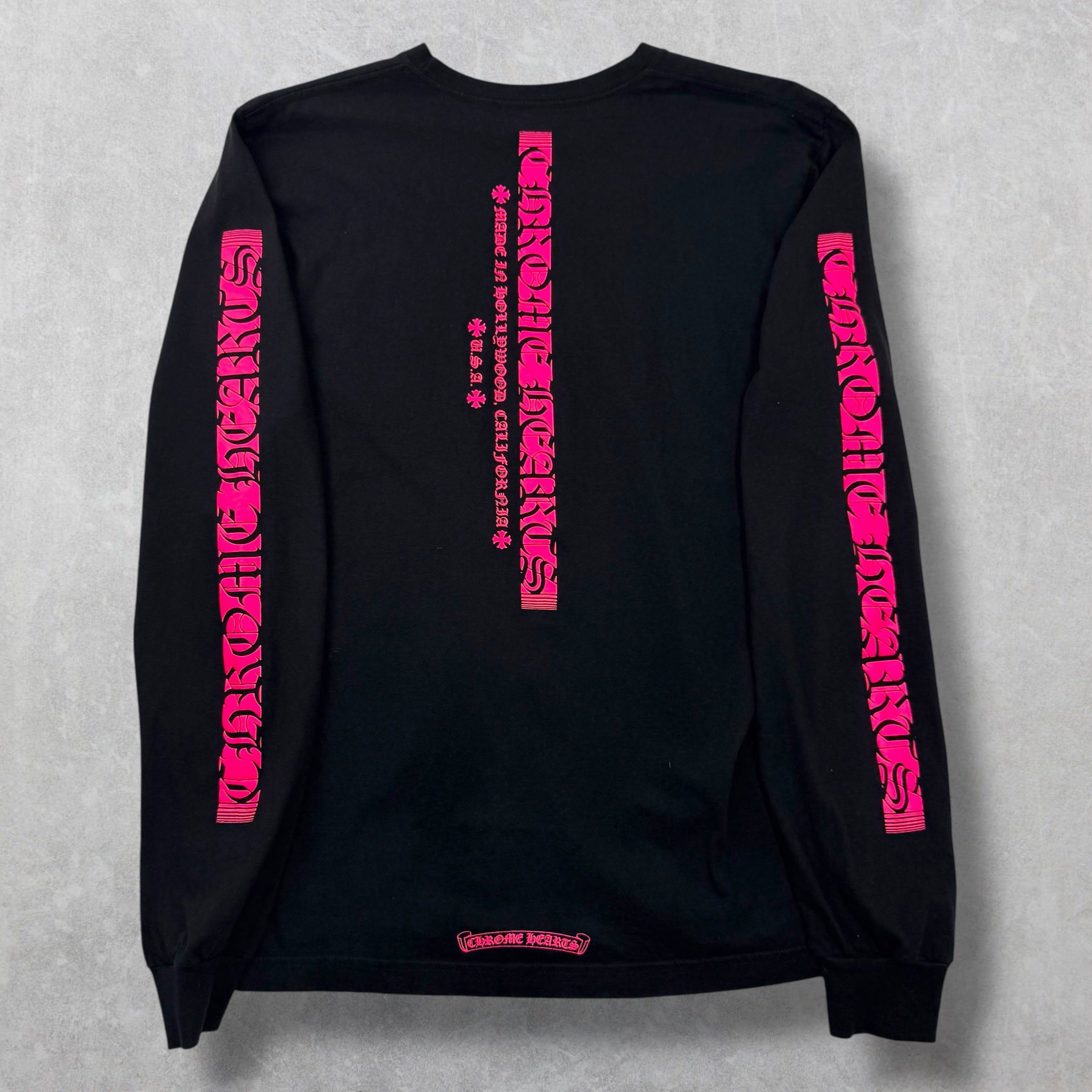 Chrome Hearts Chrome Hearts Neon Pink Stripe L/S L Size US L / EU 52-54 / 3 - 1 Thumbnail
