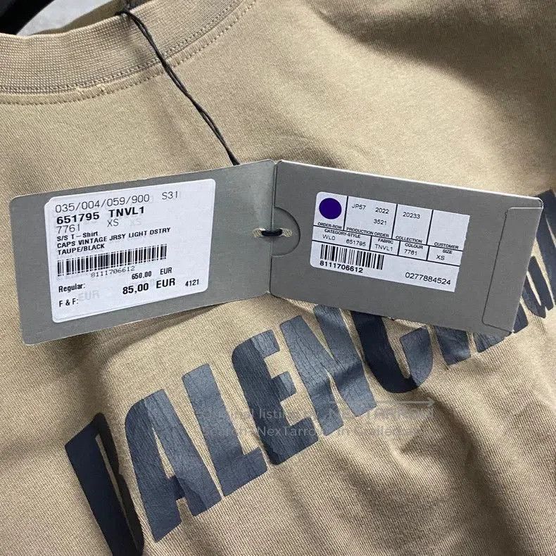 Balenciaga Balenciaga 23 Logo Print Short Sleeve Tee. Size US M / EU 48-50 / 2 - 7 Thumbnail