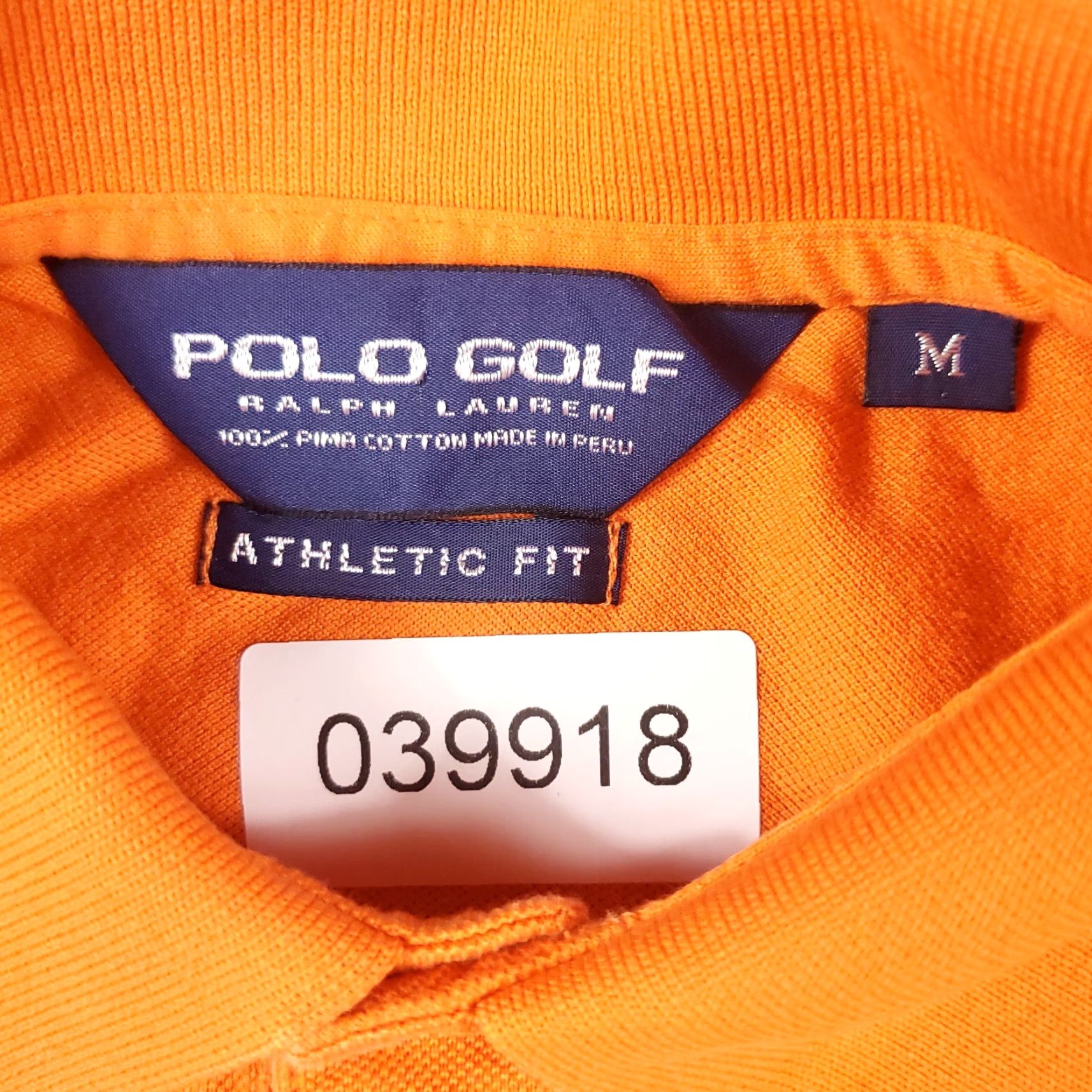 Ralph Lauren Ralph Lauren Polo Shirt Mens M Orange Solid Short Sleeve Casual Button-Front Polo Shirt Mens Medium Orange Size US M / EU 48-50 / 2 - 6 Thumbnail