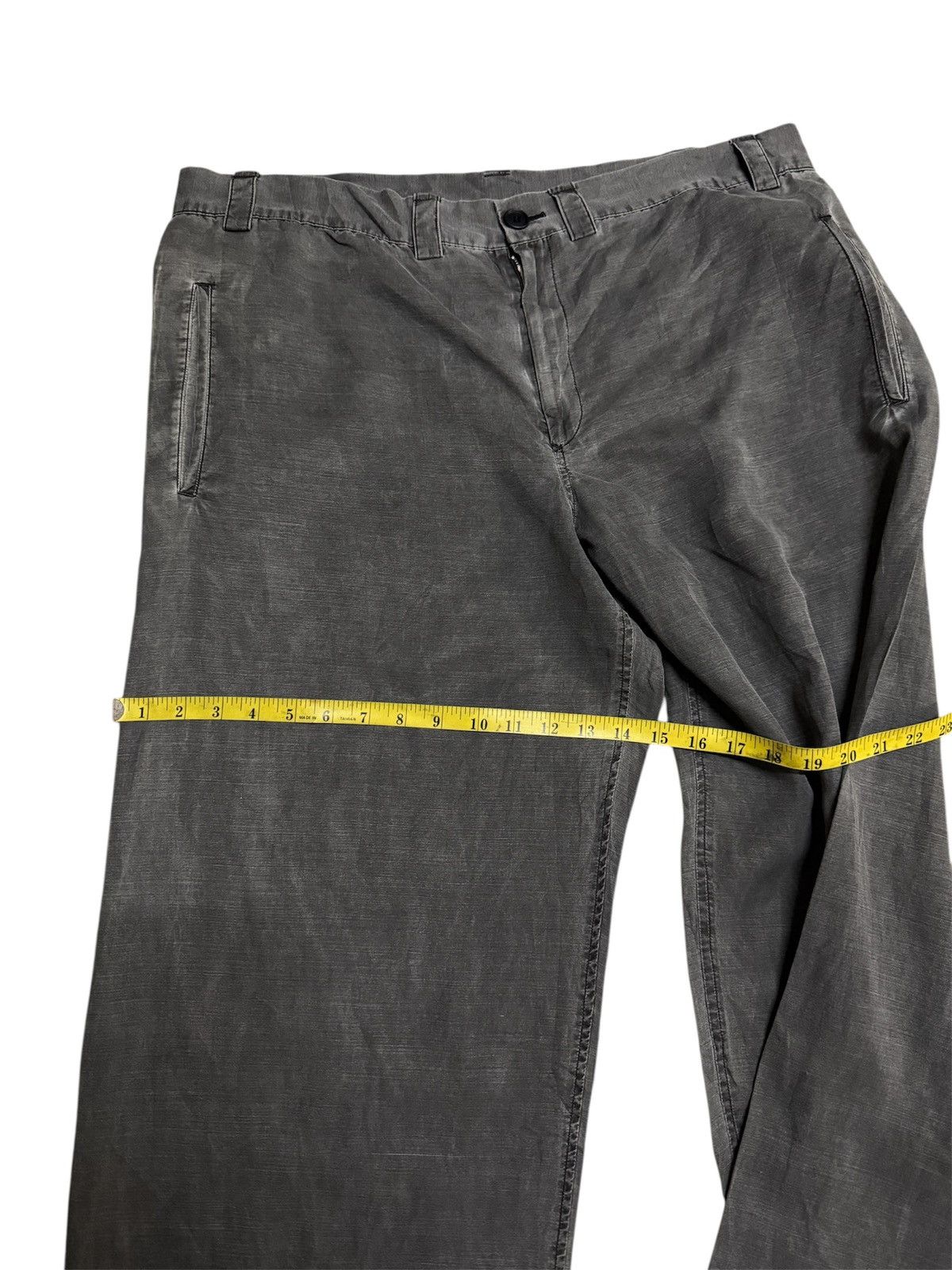 Yohji Yamamoto Y's Yohji Yamamoto Pants Cargo Linne greey Size US 35 - 9 Thumbnail