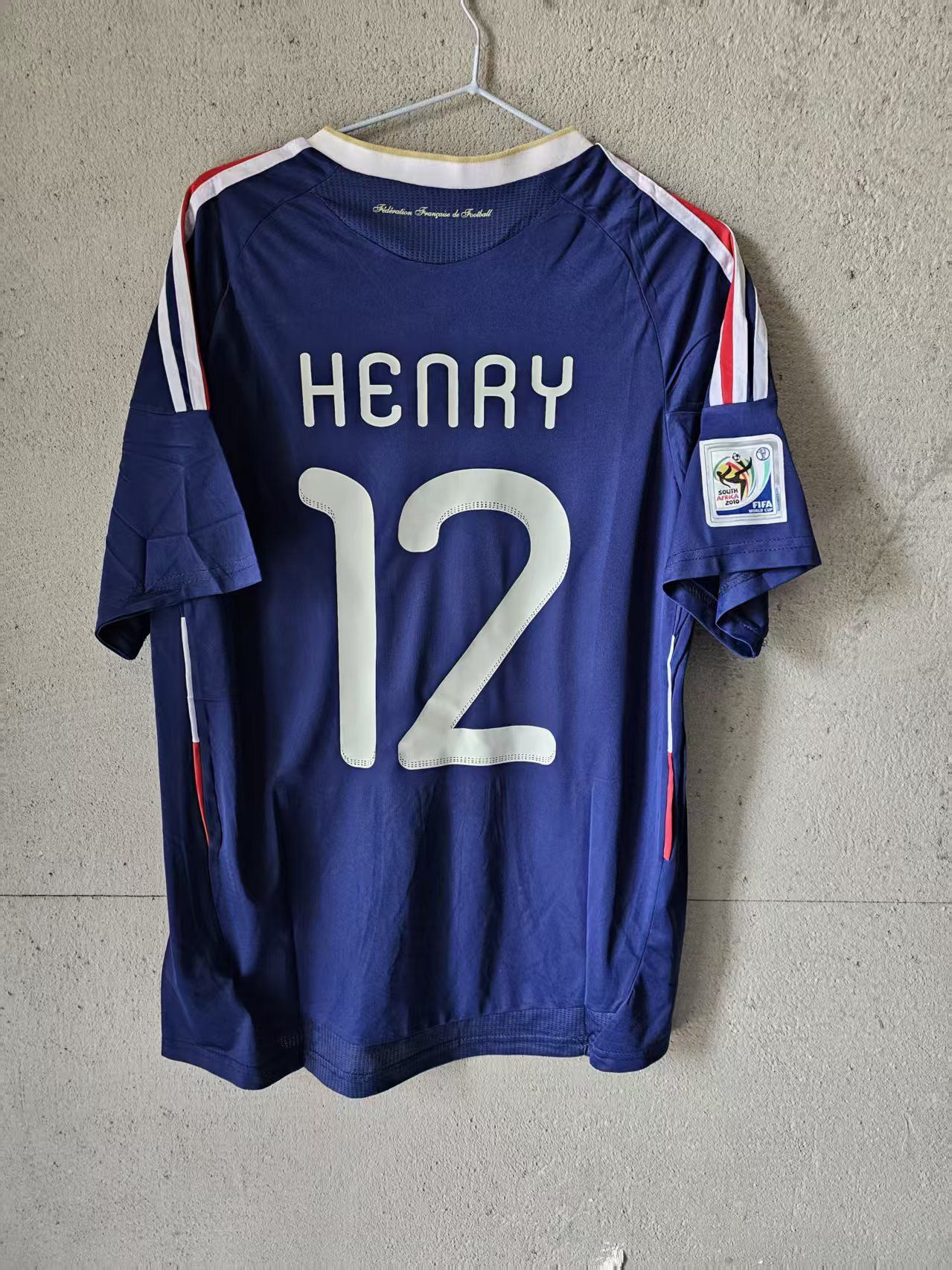 Other 2010 World Cup France #12 Thierry Henry Jersey Size US L / EU 52-54 / 3 - 2 Thumbnail