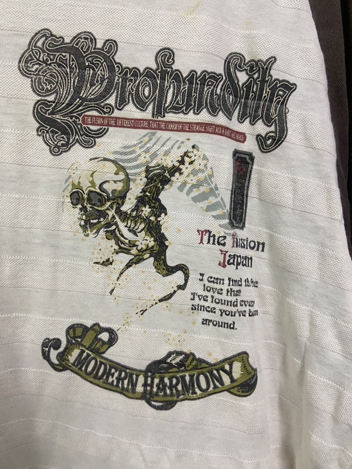 Japanese Brand Y2K The Fusion Japan " Yakuza Girl " Modern Harmony T-Shirt Size US XXL / EU 58 / 5 - 2 Thumbnail