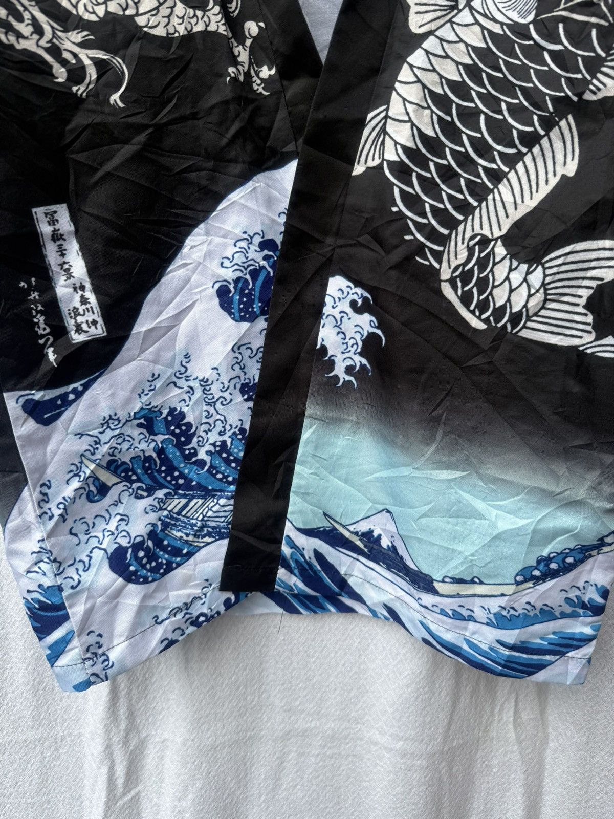 Yohji Yamamoto Kimono japan sukajan traditional dragon & fish shirt Size US L / EU 52-54 / 3 - 5 Thumbnail