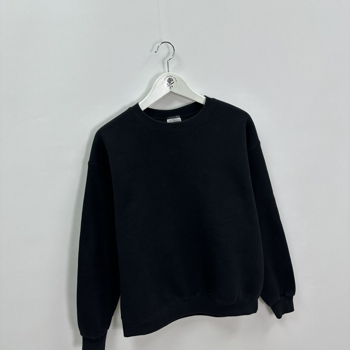 Edwin Vintage 90s Edwin Heavyweight Black sweatshirt made in USA Size US L / EU 52-54 / 3 - 3 Thumbnail