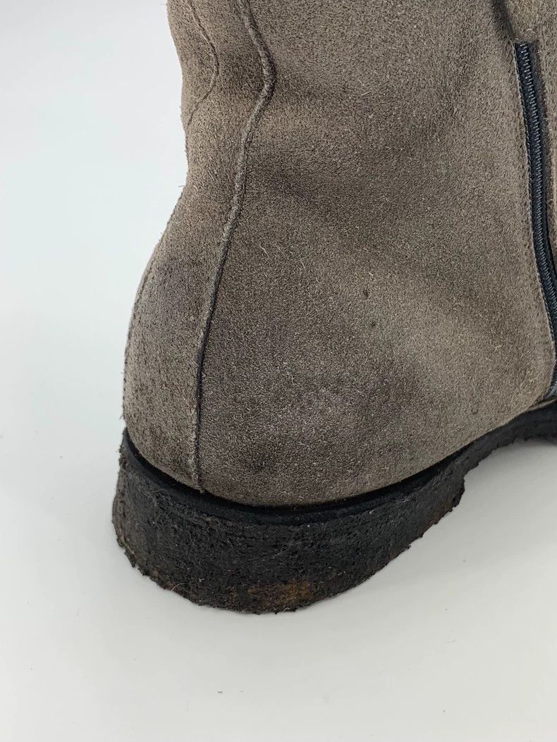 Prada Prada Gray Suede MidCalf Zip Boots -2505 Size US 7.5 / EU 40-41 - 9 Thumbnail