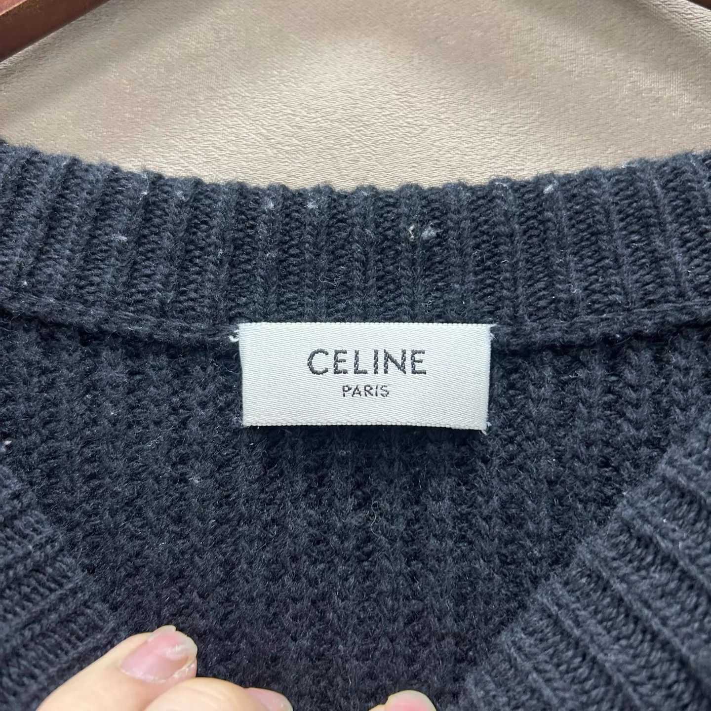 Celine CELINE Logo Embroidered Crewneck Pullover S 99New Size US S / EU 44-46 / 1 - 3 Thumbnail