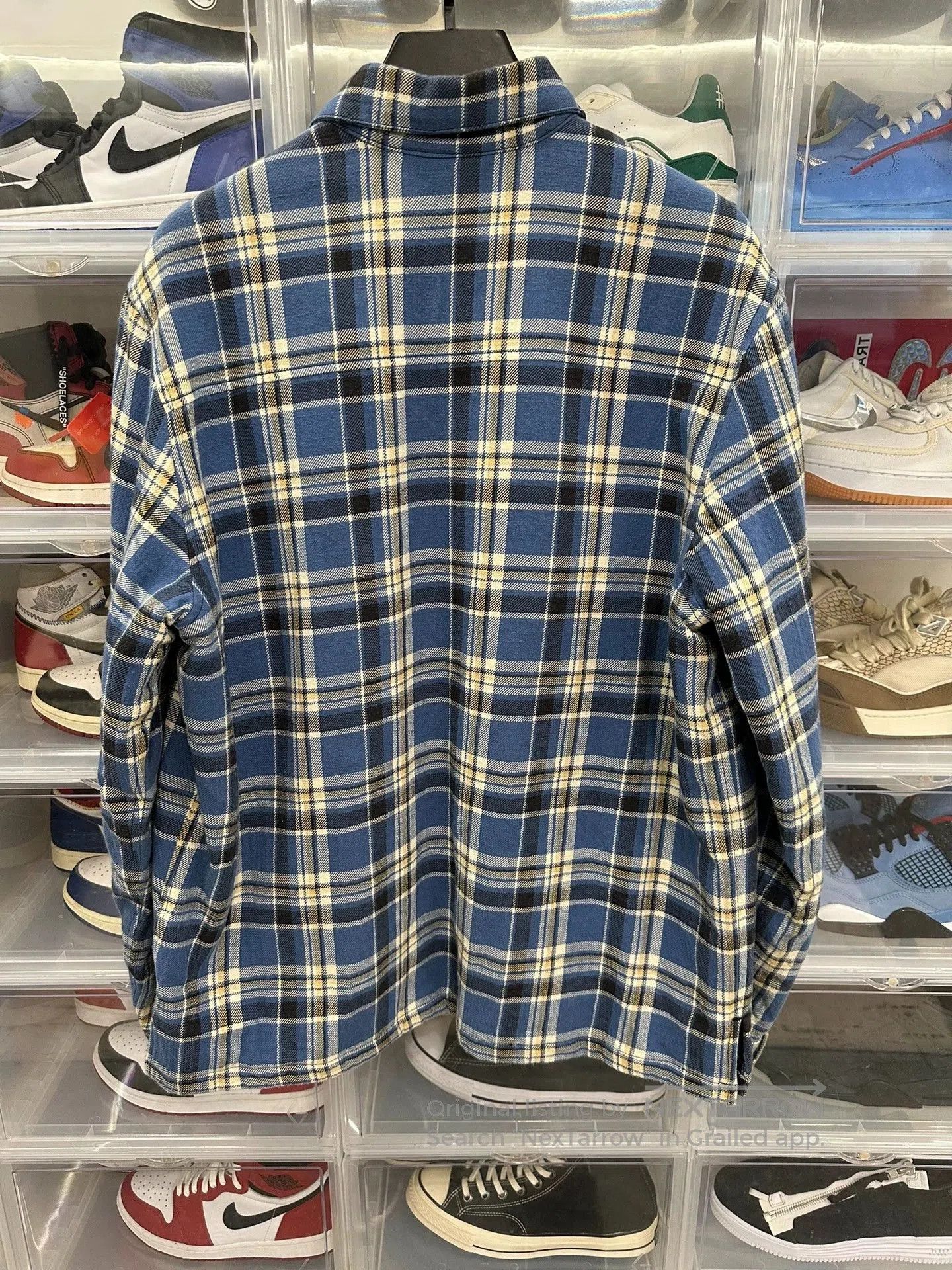 Chrome Hearts chrome hearts blue plaid jacket with yellow sleeves. Size US L / EU 52-54 / 3 - 3 Thumbnail