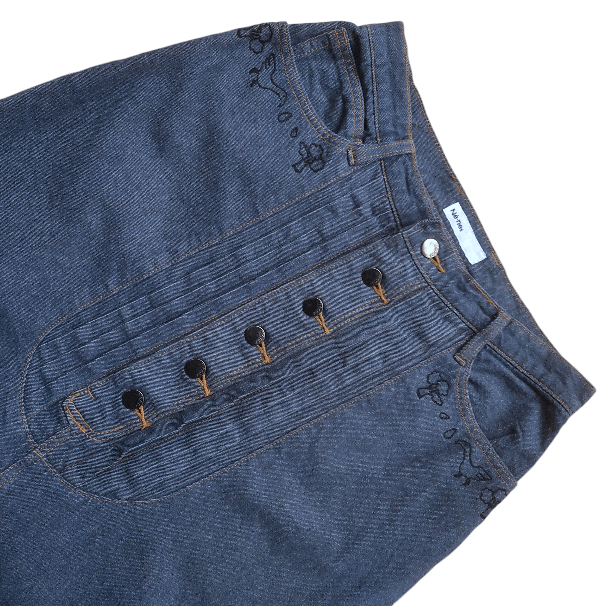 Issey Miyake Ne-net By Issey Miyake Vintage Short Pants High Waist Size 31" - 2 Thumbnail