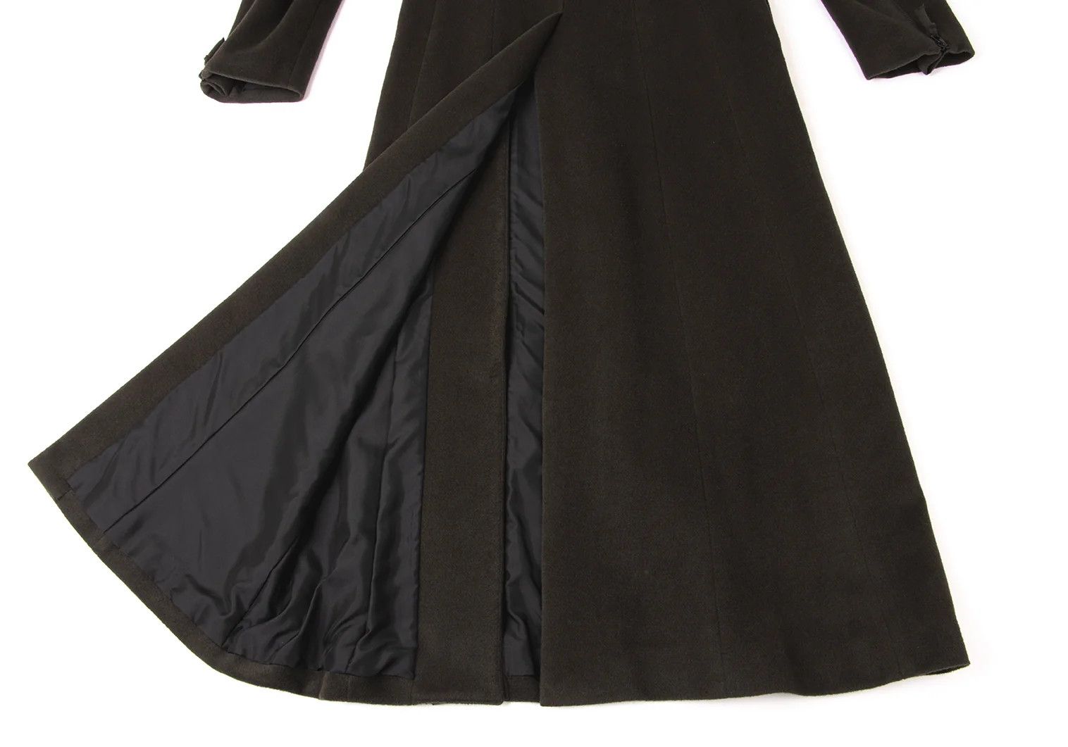 Jean Paul Gaultier Angora Wool Belted Shaggy Coat in Khaki Size 48 Size US M / EU 48-50 / 2 - 17 Thumbnail