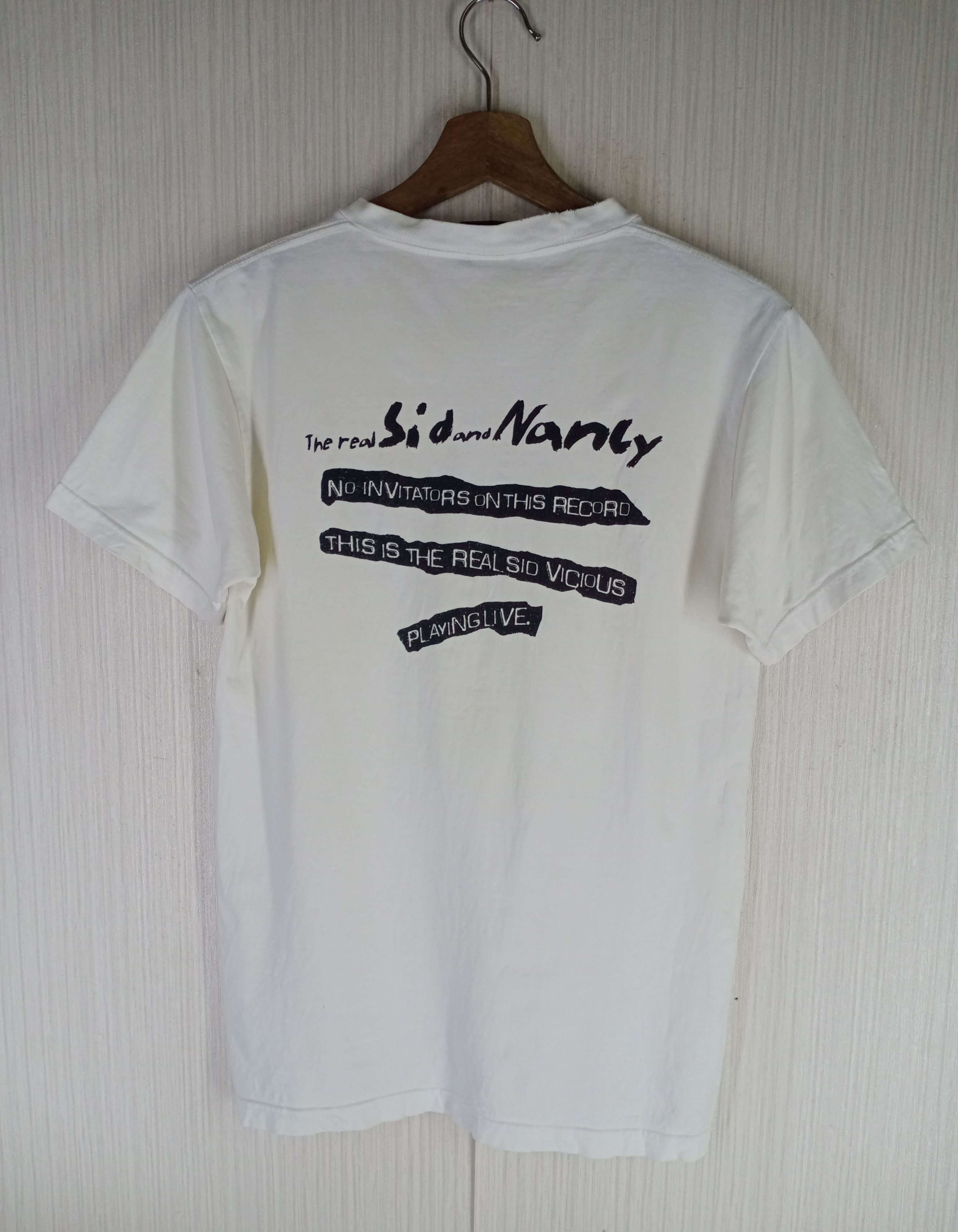 Band Tees Vintage Sid and Nancy SID VICIOUS Tshirt Sex Pistols Band Size US S / EU 44-46 / 1 - 5 Thumbnail