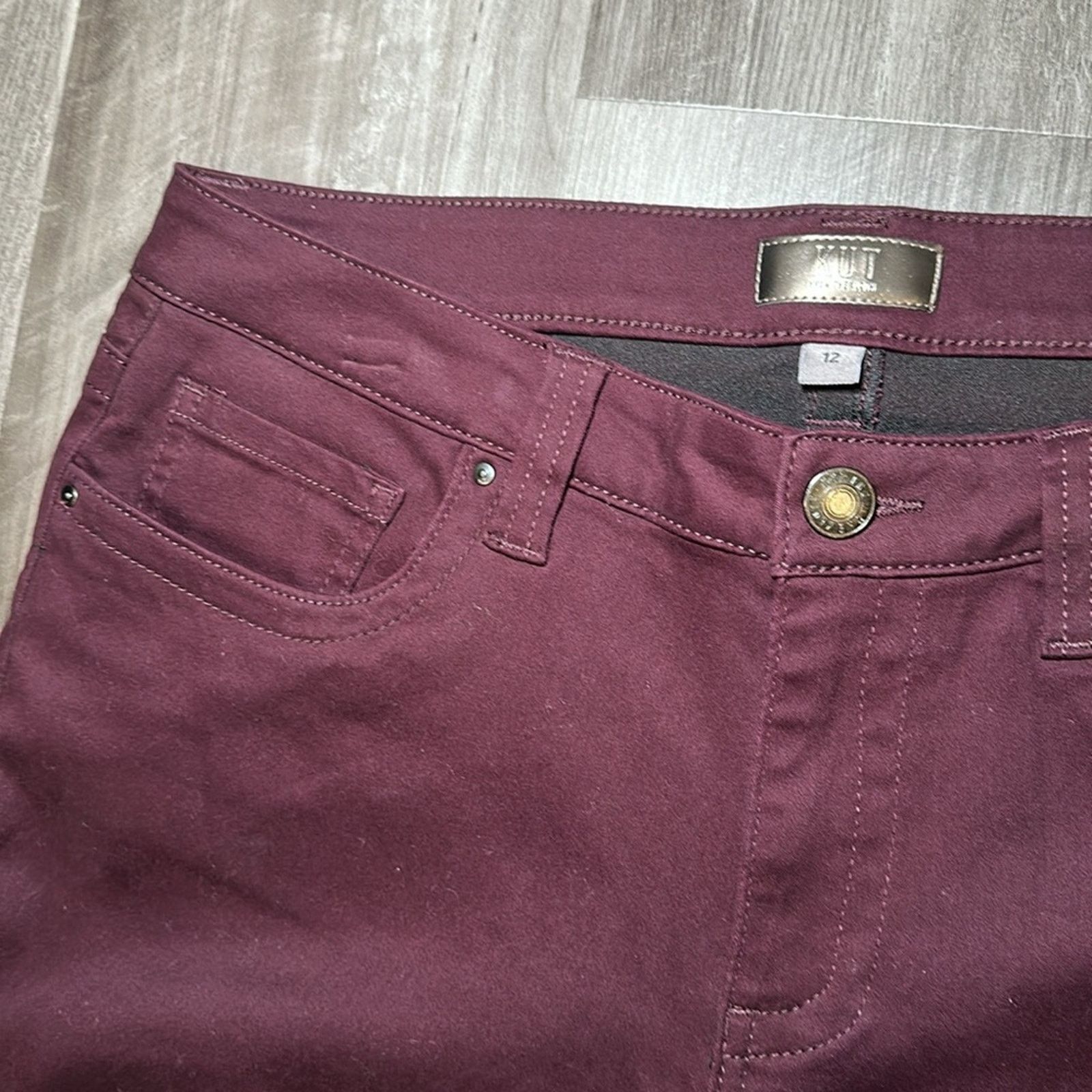 Other Kut From the Kloth Stevie Straight Leg Ankle Pant Jeans - 12 Size 34" / US 12 / IT 48 - 5 Thumbnail