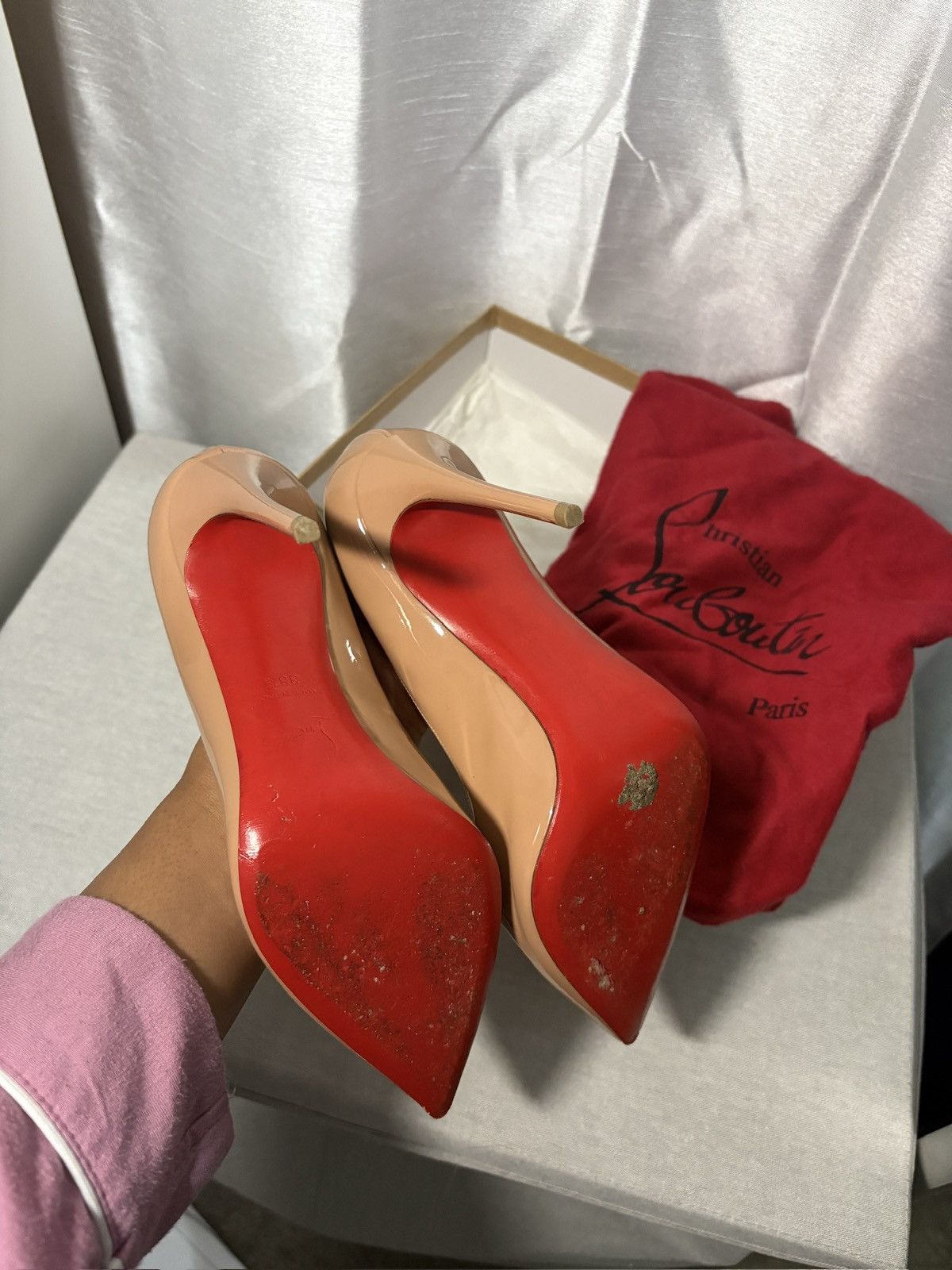 Christian Louboutin Christian Louboutin Pigalle Follies Size US 8.5 / IT 38.5 - 3 Thumbnail