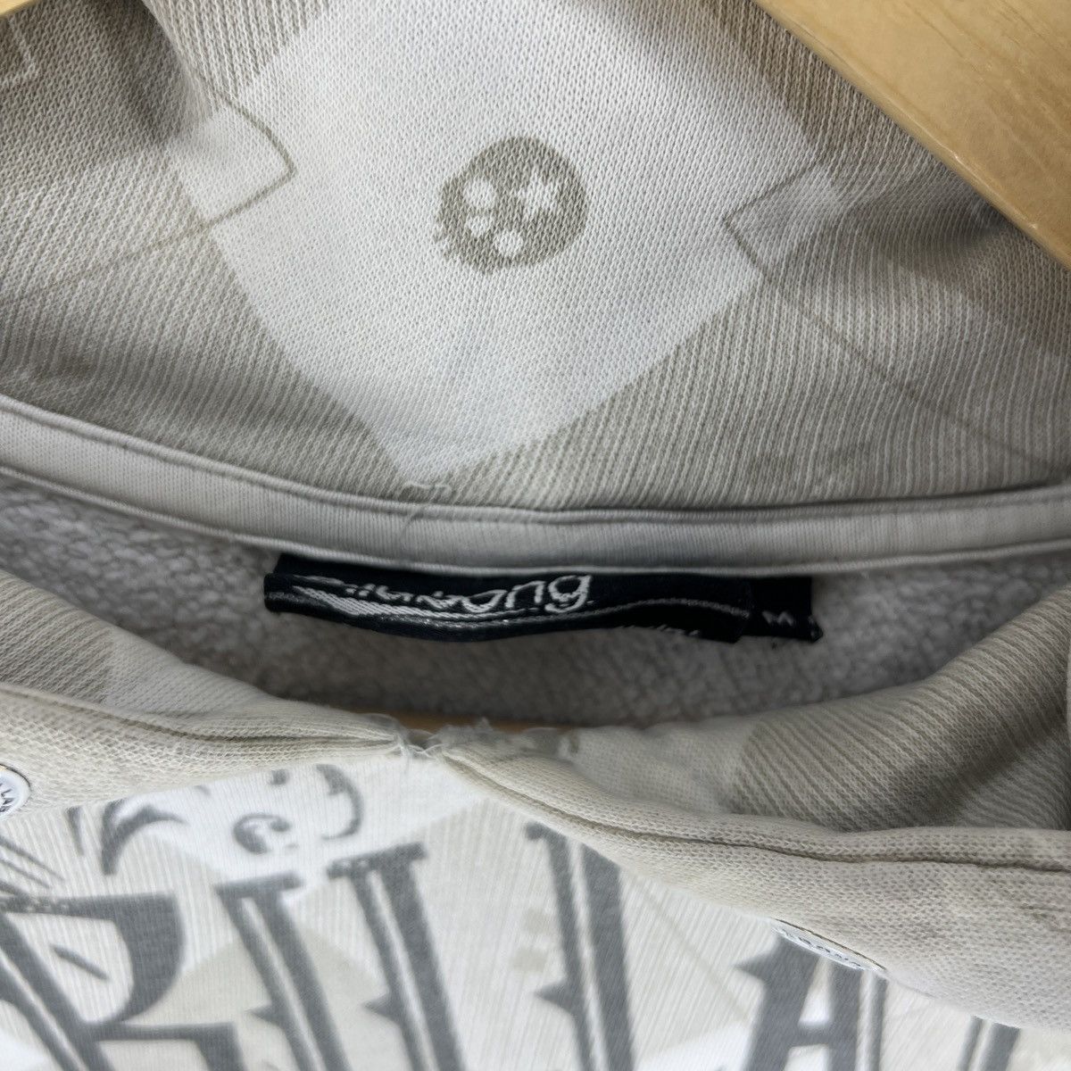 Billabong Vintage Y2K Billabong Beige Hoodie Skate Surf Full Print Size US M / EU 48-50 / 2 - 5 Thumbnail