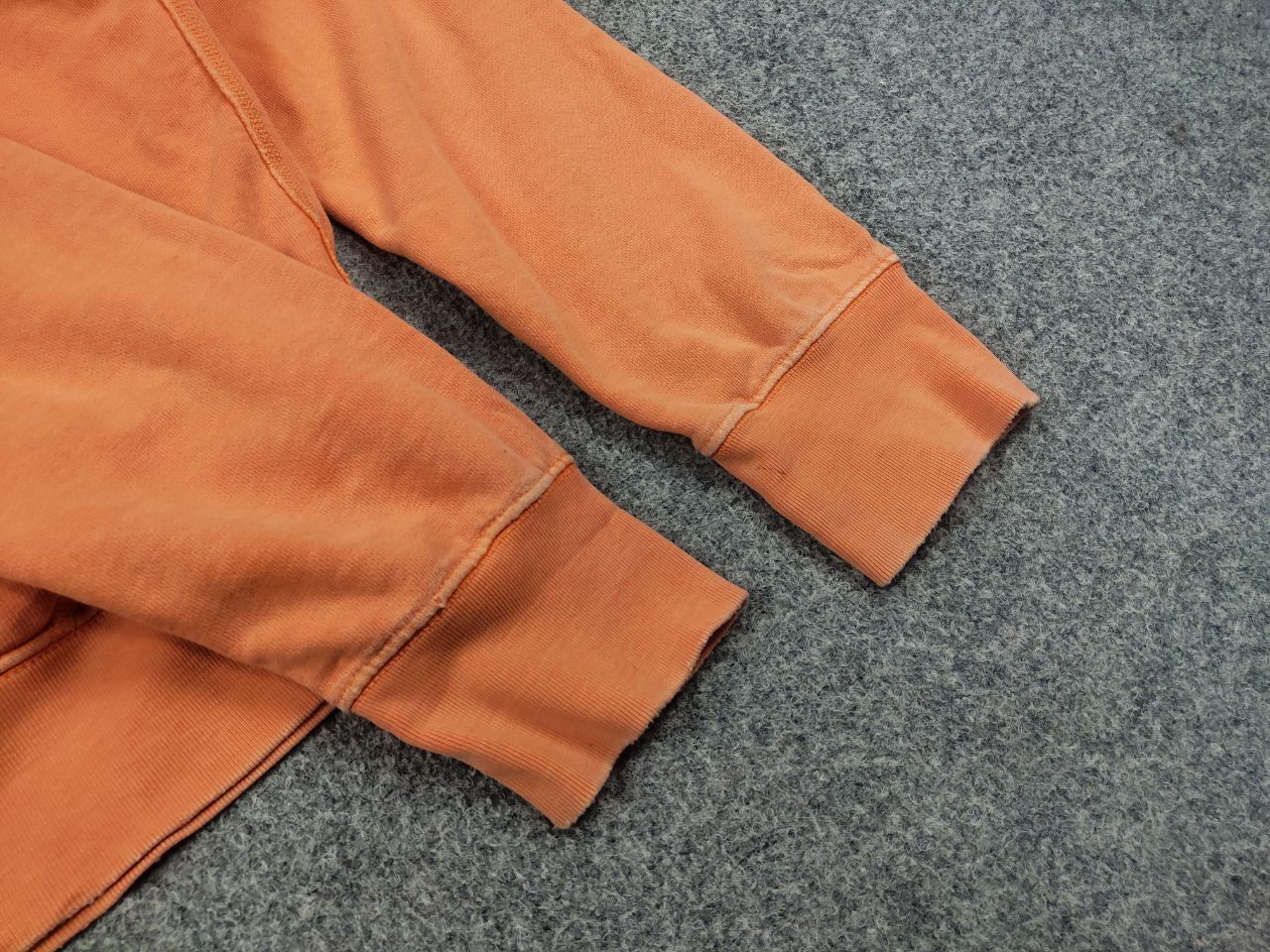 Polo Ralph Lauren Vintage 90's Polo Ralph Lauren RRL Zip Orange Faded Hoodie Size US L / EU 52-54 / 3 - 9 Thumbnail