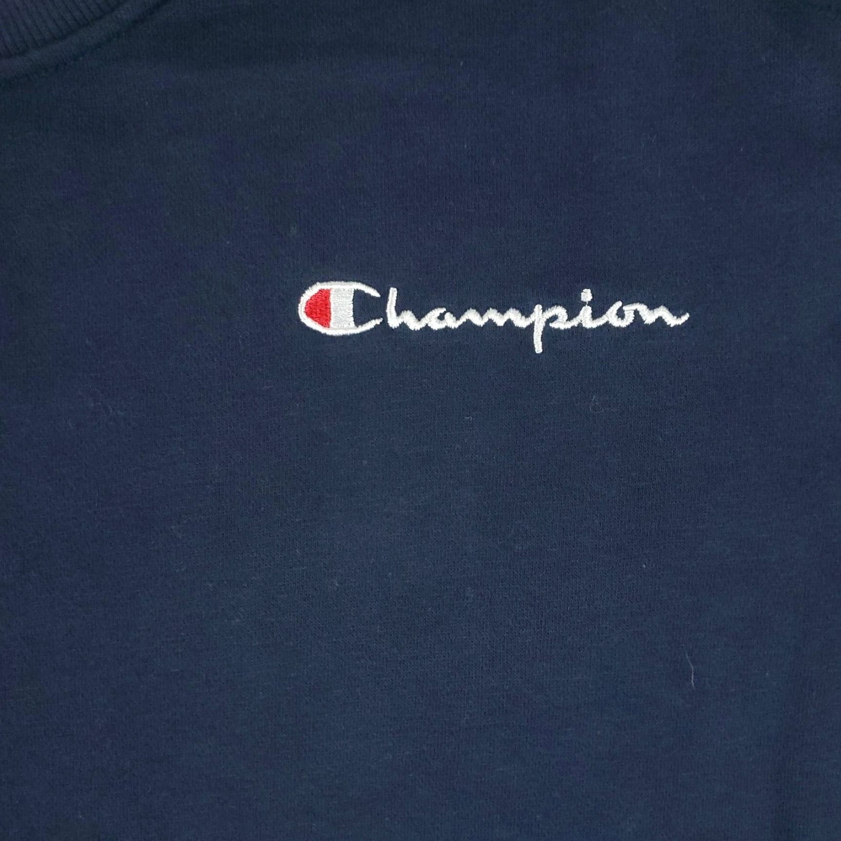 Champion Champion Pullover Sweater Mens Small Blue Long Sleeve Cotton Blend Crew Neck Size US S / EU 44-46 / 1 - 2 Thumbnail