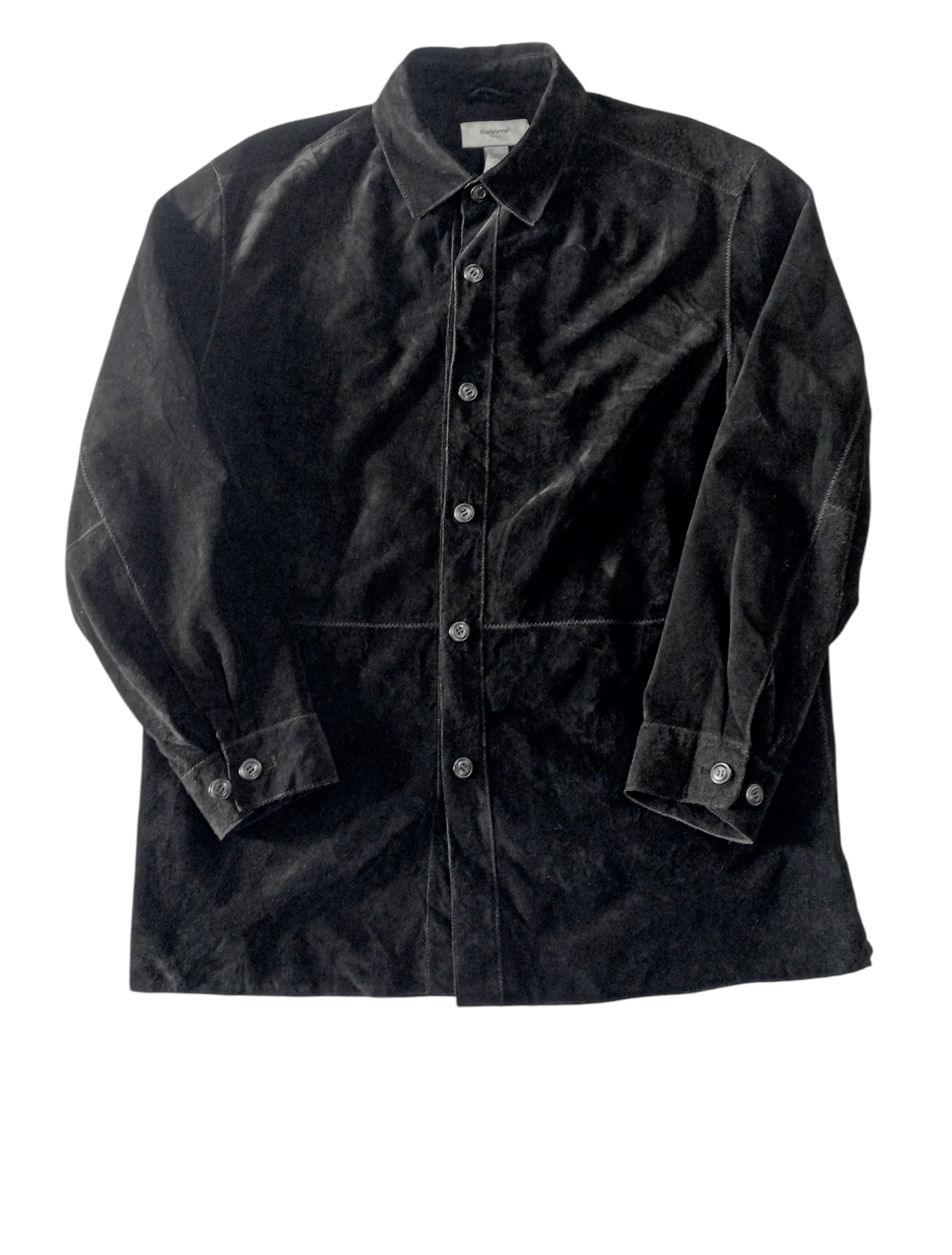 Japanese Brand CLAIBORNE LUXE SUEDE LEATHER BUTTON JACKET Size US L / EU 52-54 / 3 - 1 Thumbnail