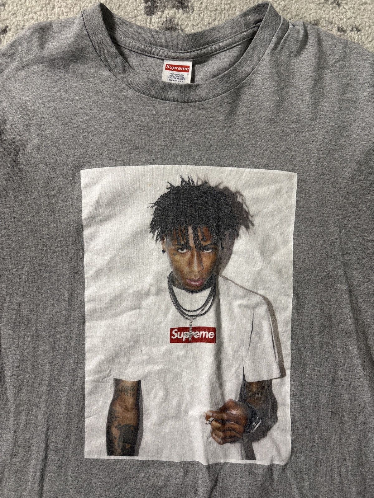 Supreme SUPREME NBA YOUNGBOY T SHIRT Size US L / EU 52-54 / 3 - 2 Thumbnail