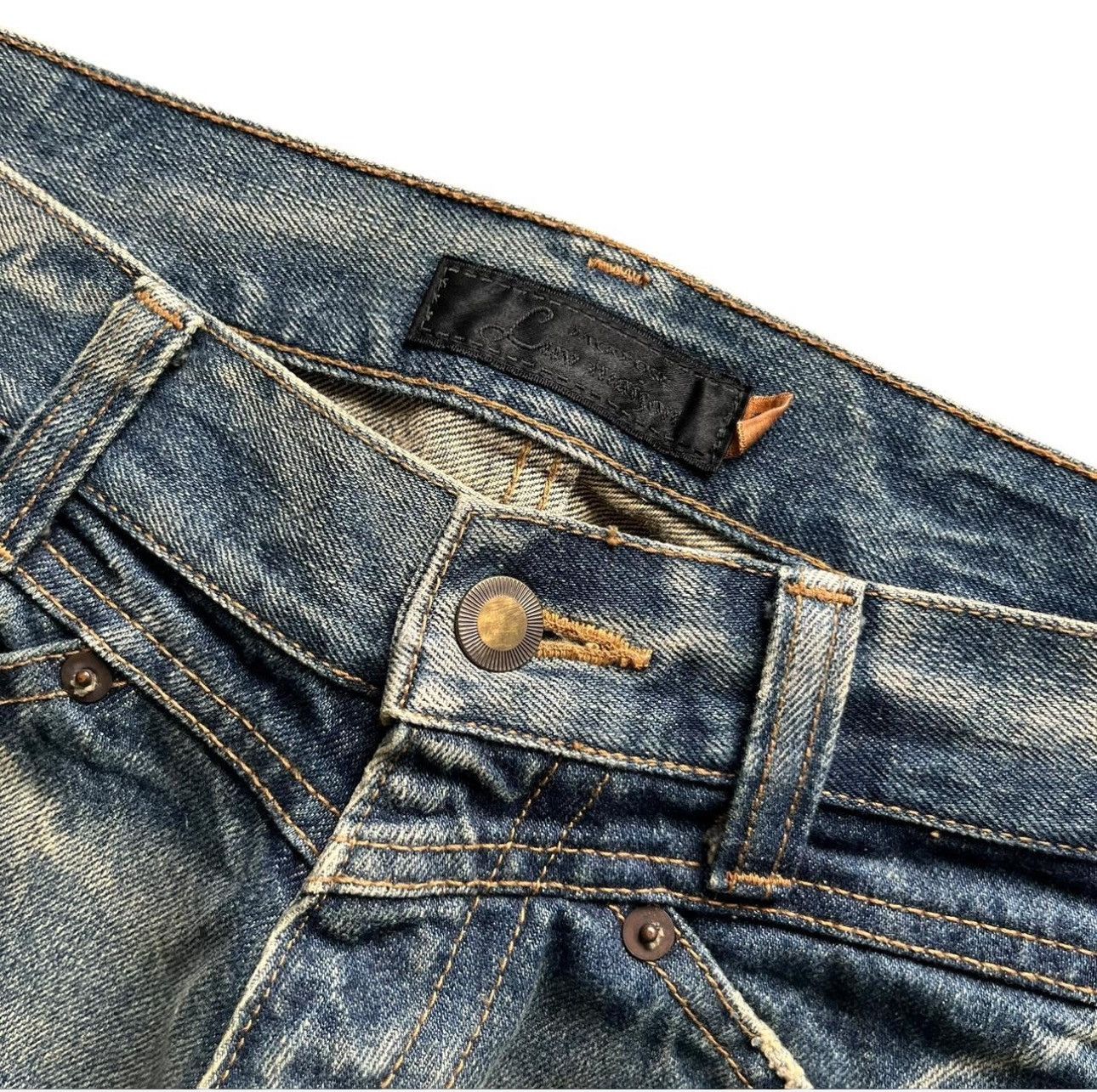 If Six Was Nine × Japanese Brand × Le Grande Bleu (L.G.B.) Jackrose Luv Maison Japanese Flared Jeans Size US 30 / EU 46 - 3 Thumbnail