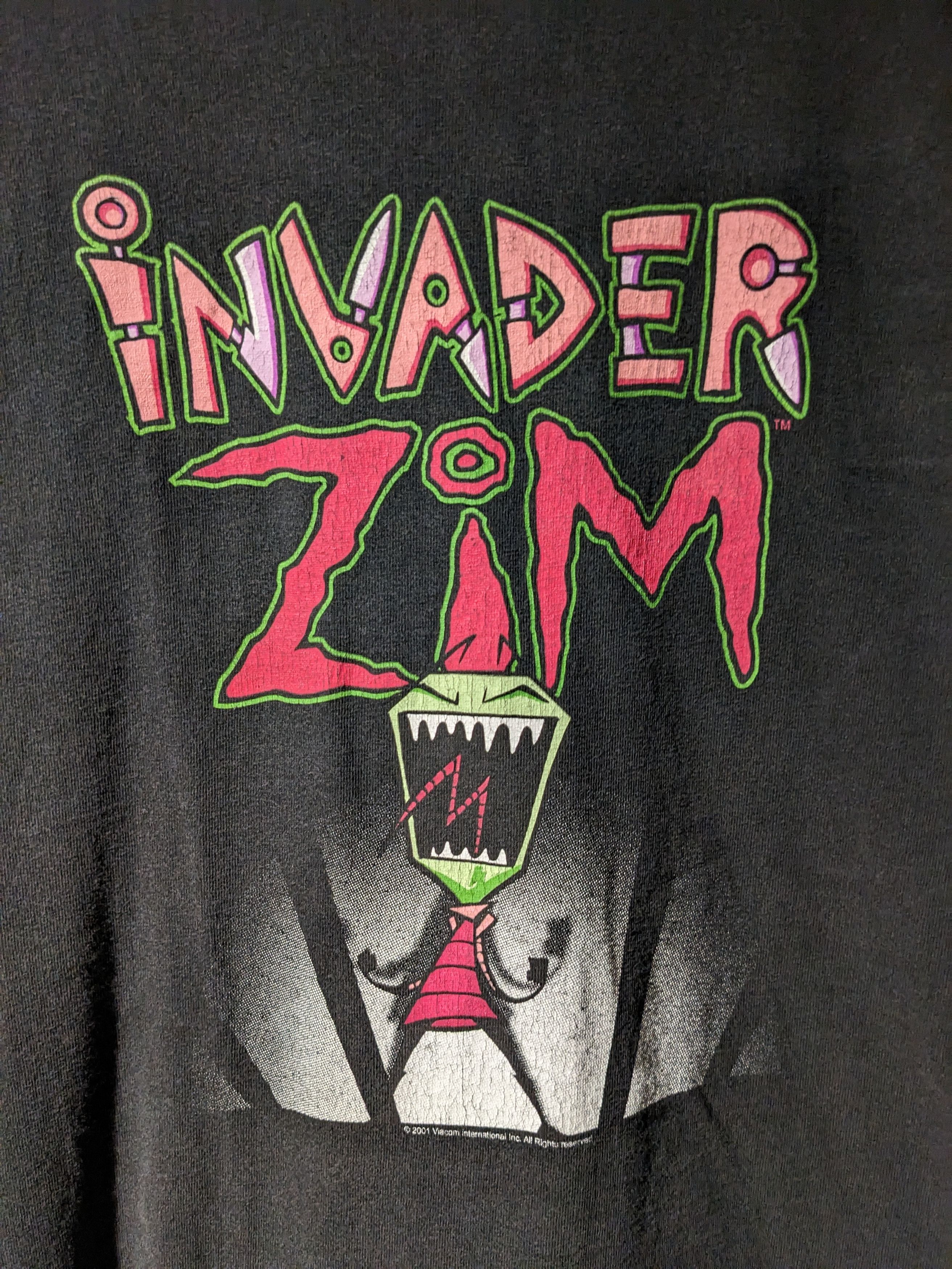 Nickelodeon × Vintage Vintage 2001 Invader Zim Nickelodeon Cartoon Large T-Shirt Size US L / EU 52-54 / 3 - 2 Thumbnail