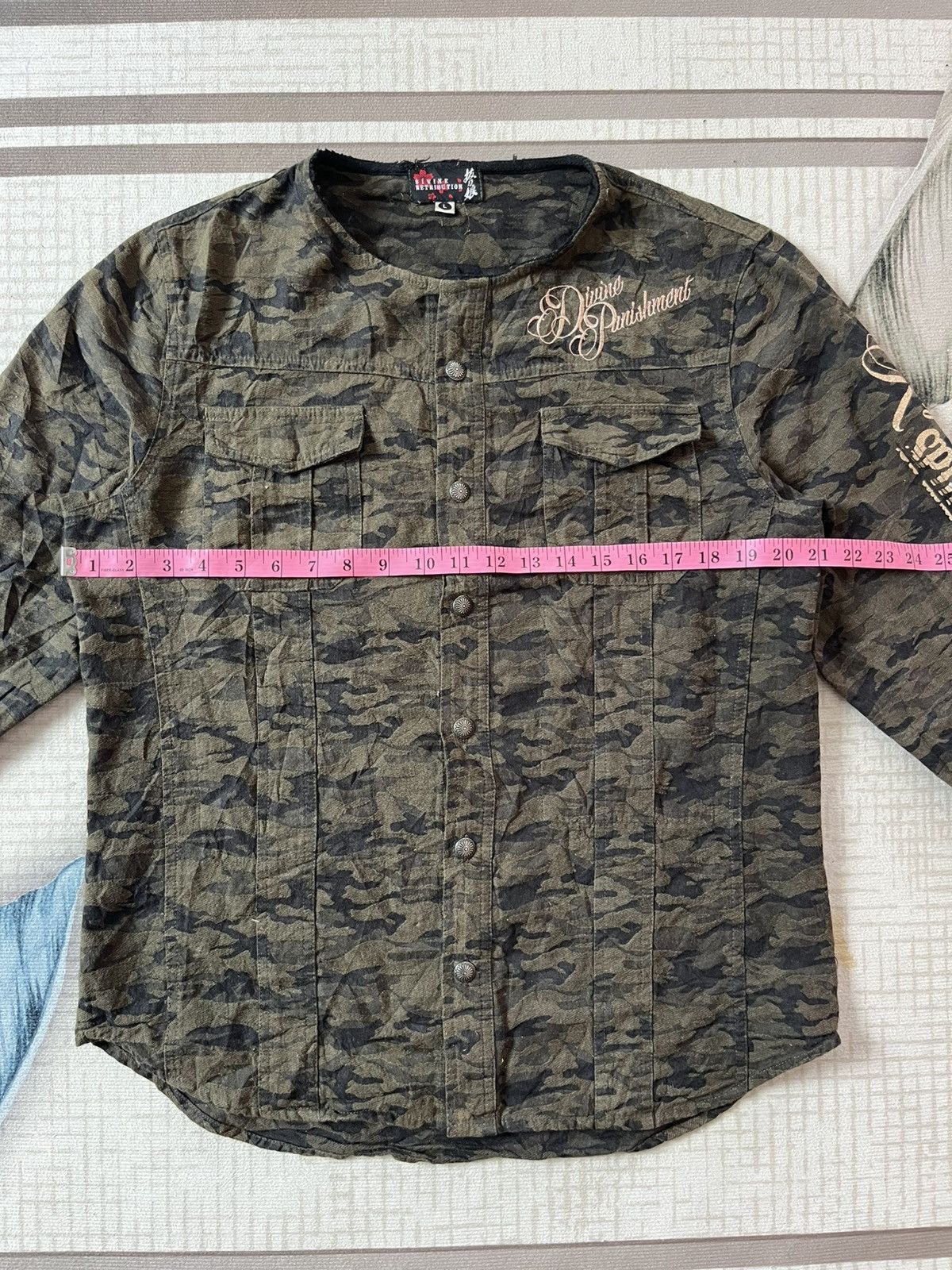 Japanese Brand Rare Divine Retribution camoflouge Geisha jaket Size US L / EU 52-54 / 3 - 12 Thumbnail