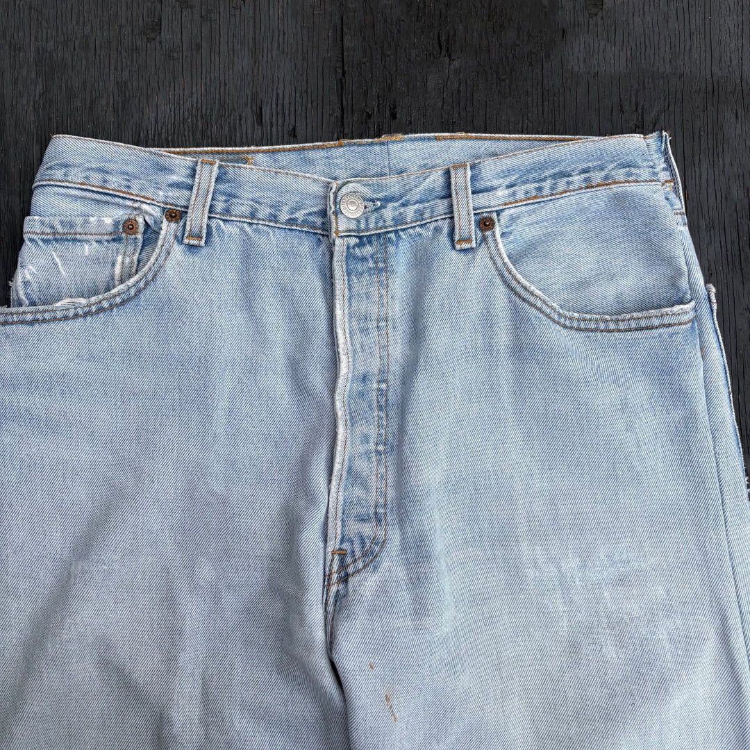 Levi's Levi’s 1990 90s Vintage 501 USA Made W32 L28 Denim Jeans Size US 32 / EU 48 - 4 Thumbnail