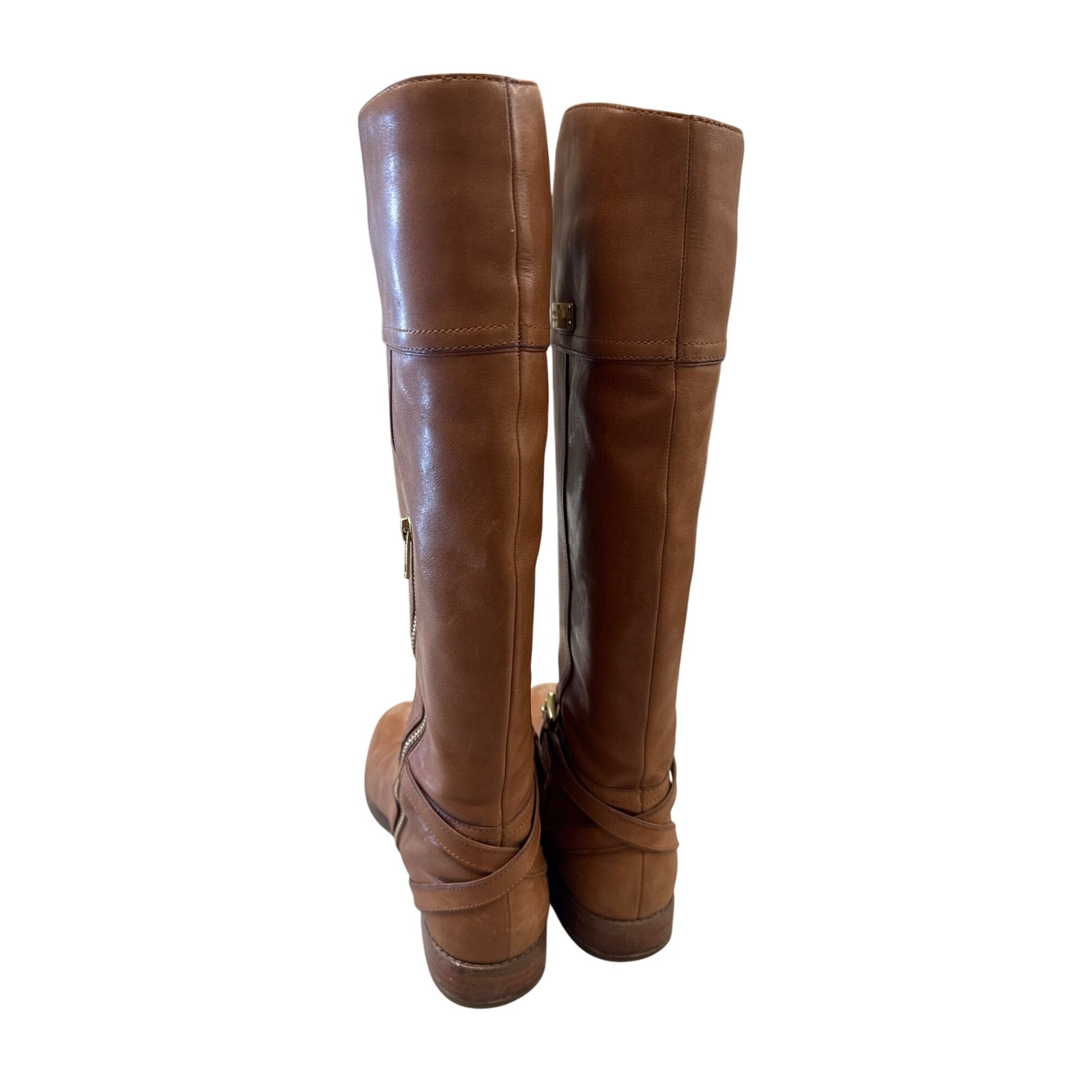 Coach Coach Womens Brown Leather Riding Boots Size 8B SKU 7412 Size US 8 / IT 38 - 8 Thumbnail