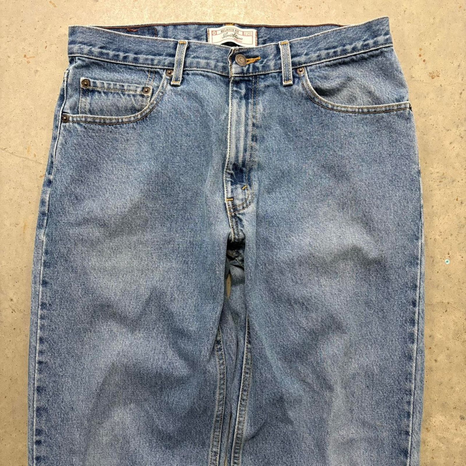Japanese Brand × Levi's × Vintage Crazy Vintage Y2K Levi's Signature Relaxed Baggy Denim Jeans Size US 34 / EU 50 - 2 Thumbnail
