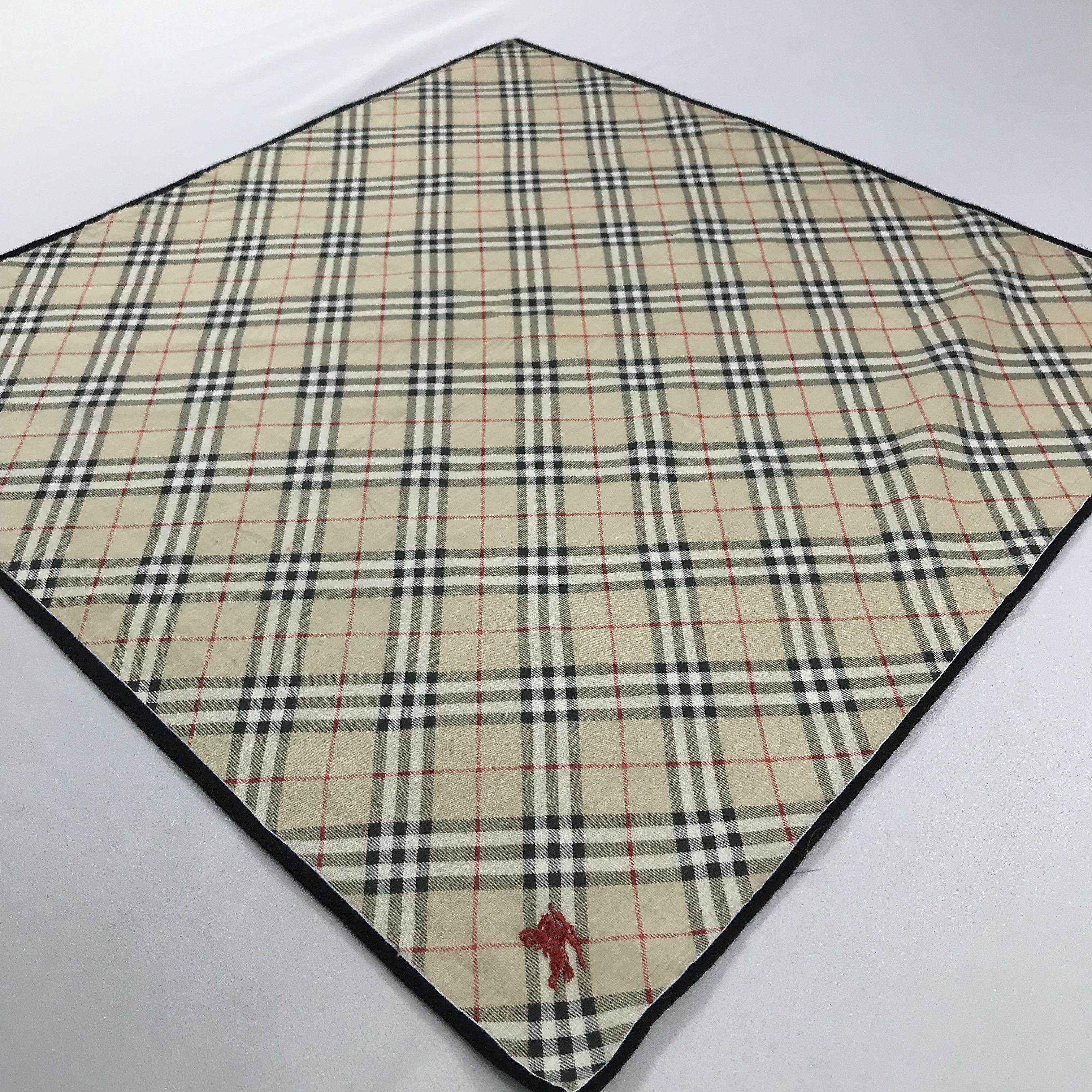 Burberry × Vintage Burberry Bandana / Handkerchief / Neckerchief - S1947 Size ONE SIZE - 2 Thumbnail
