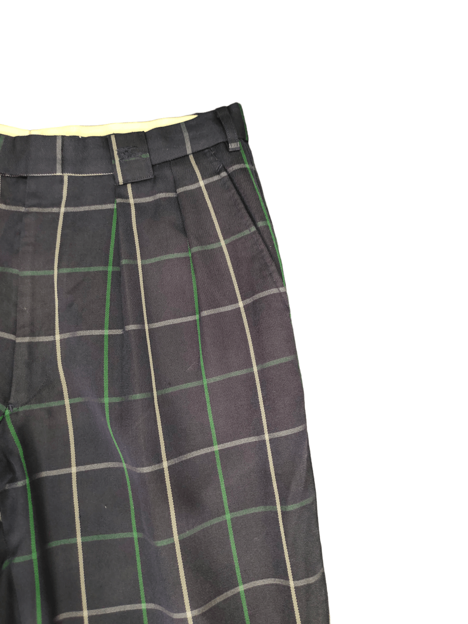 Burberry Vintage 90s Burberrys Checkered Wool Baggy Pants Size US 31 - 6 Thumbnail
