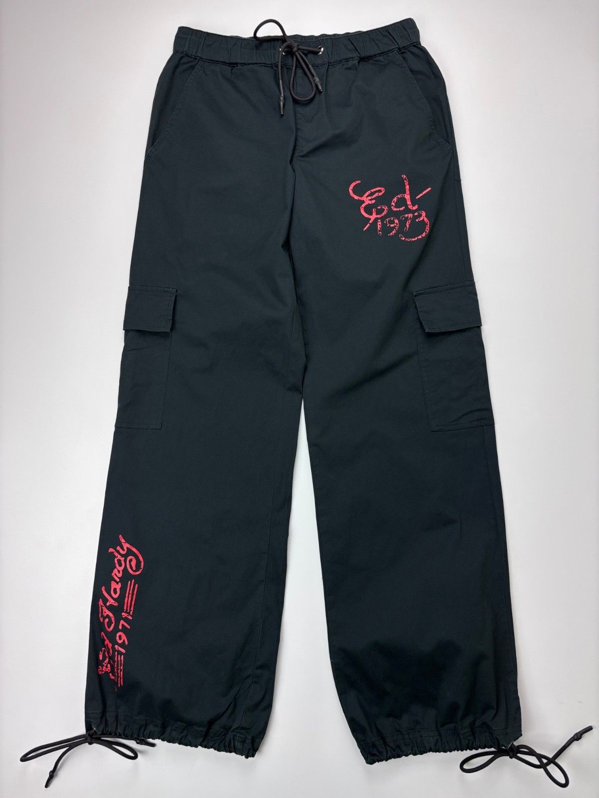 Ed Hardy Womens Ed Hardy x Urban Outfitters Cargo Pants Black Size XS Size 28" / US 6 / IT 42 - 2 Thumbnail
