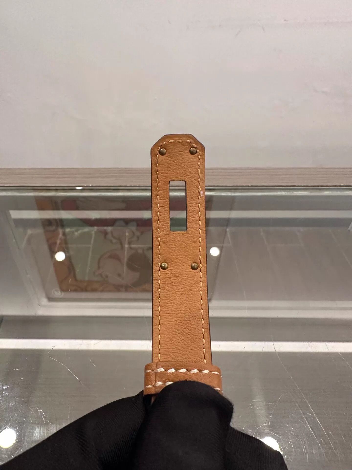 Hermes Hermes 2cm Gold Brown Kelly Buckle Belt 85 A Stamp Size ONE SIZE - 6 Thumbnail