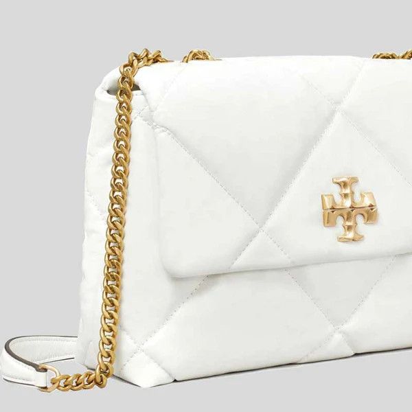 Tory Burch os11x0326 Size: OS / Kira Diamond Quilt Shoulder Bag Ivory Size ONE SIZE - 3 Thumbnail