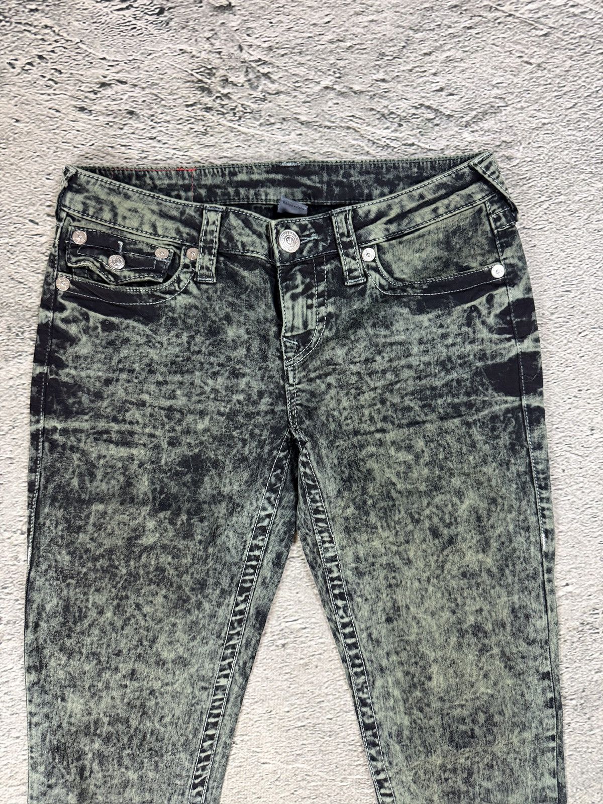 True Religion True Religion jeans skinny marble camo khaki green Size US 28 / EU 44 - 7 Thumbnail