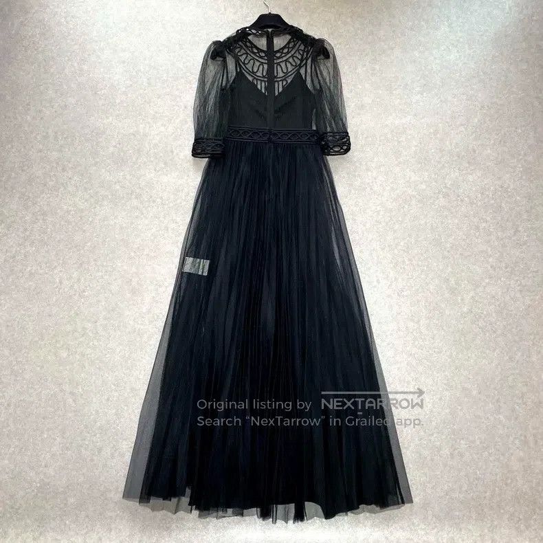 Valentino Valentino Tulle dress dress lace trim ribbon frilled lace Size S / US 4 / IT 40 - 4 Thumbnail