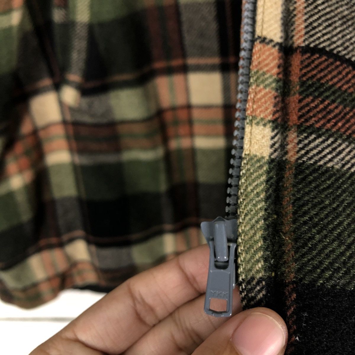 Beauty Beast 🔥90’s Vtg Flannel Wool Jacket Tartan Design Issey Miyake Size US L / EU 52-54 / 3 - 14 Thumbnail
