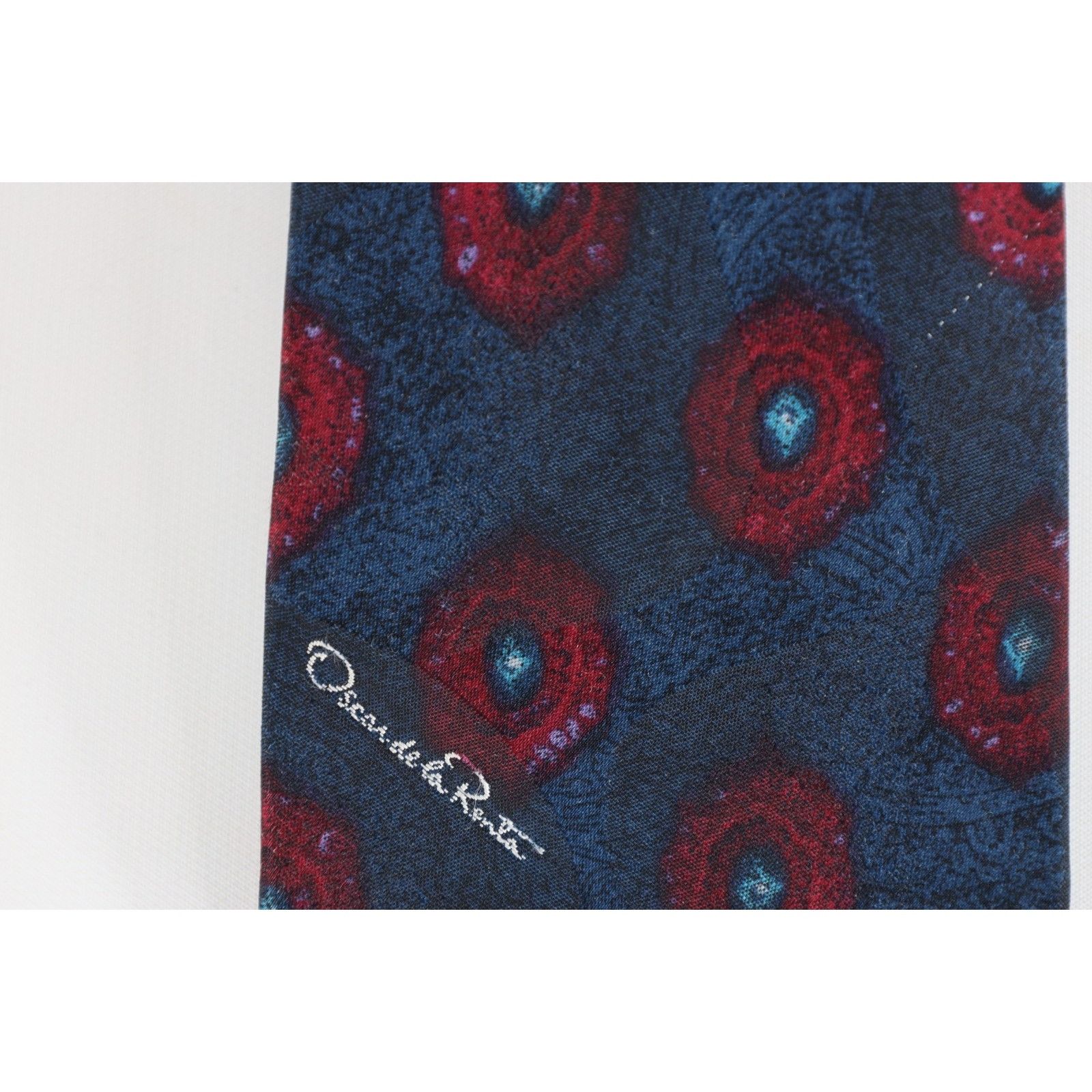 Vintage Vintage 80s 90s Streetwear Geometric Circle Neck Tie Wedding Size ONE SIZE - 2 Thumbnail