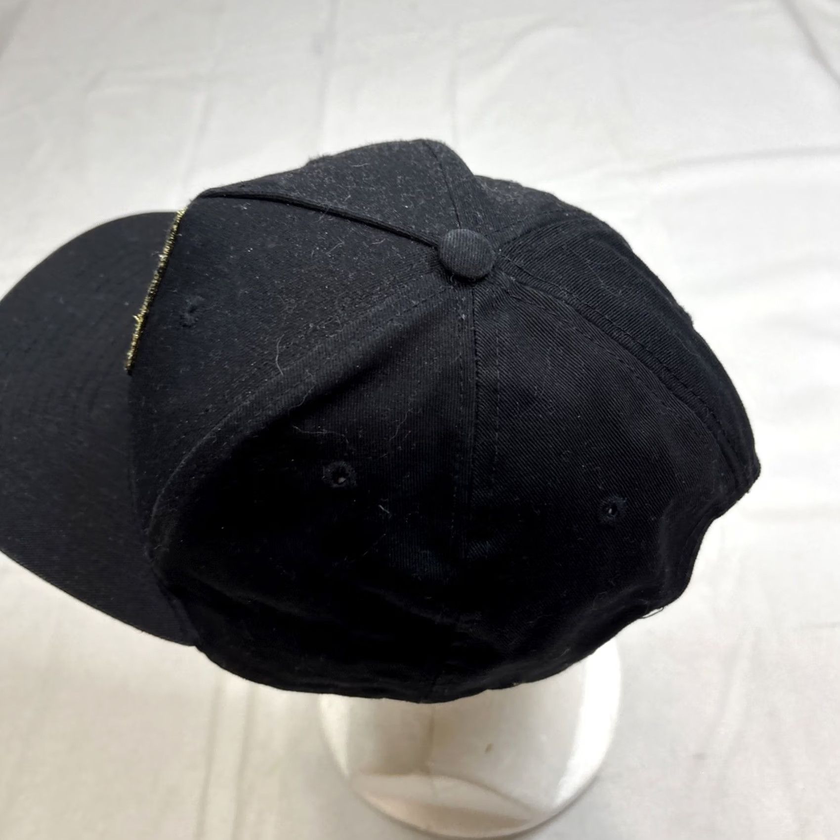 Jaeger Jagermeister Flat Brim Hat Black Logo SnapBack Jager Shot Alcohol Spirits Men One Size Black Sn apback Snapback Jaeger Field 90s Vintage Size ONE SIZE - 6 Thumbnail