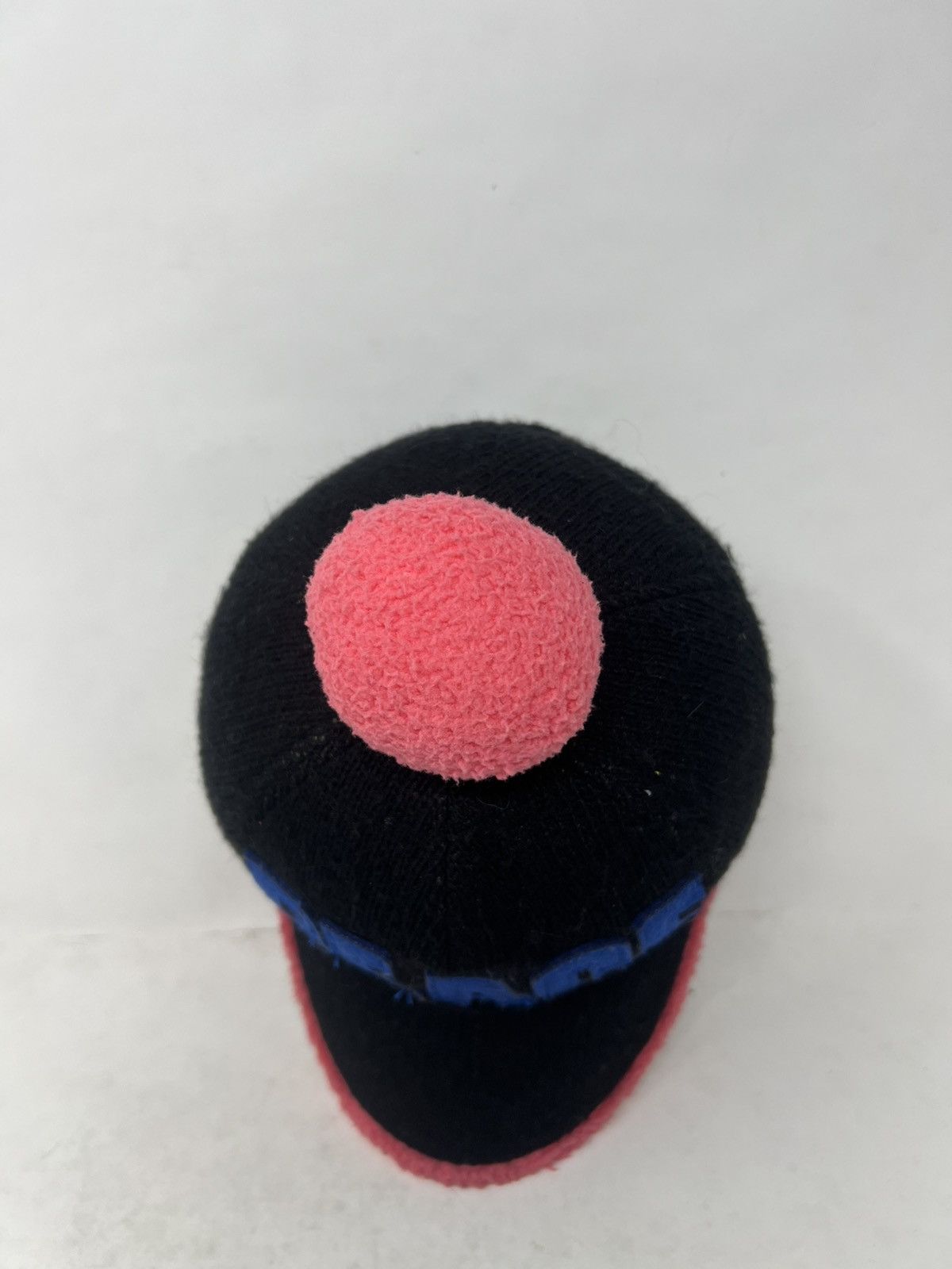 Japanese Brand Peace Black Knitted Pink Pom-Pom Hat Cap Size ONE SIZE - 6 Thumbnail
